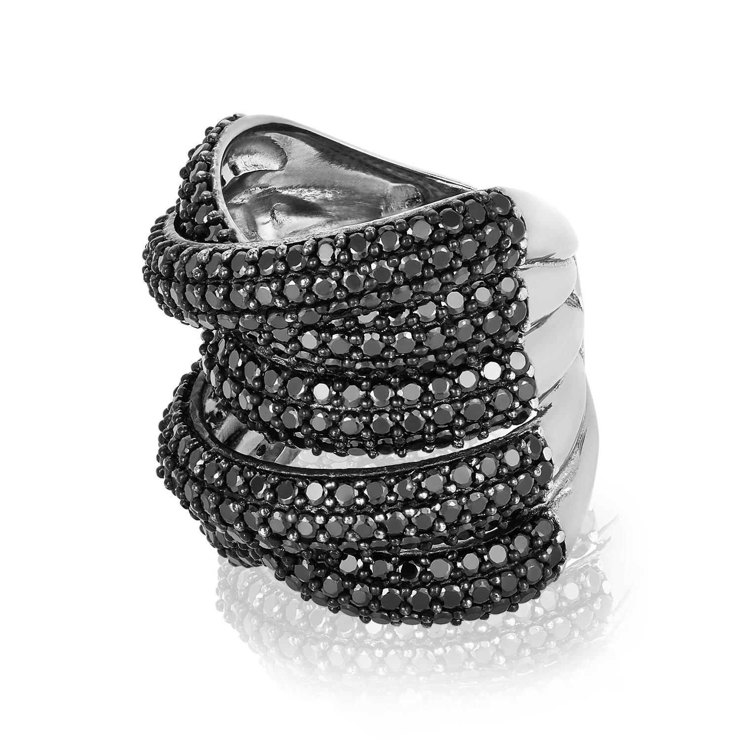 Black Spinel Ring