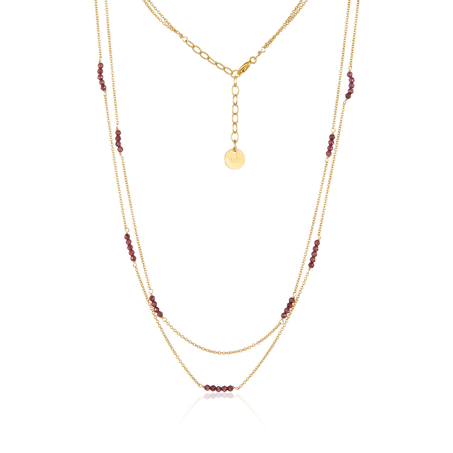 Double Strand II-Garnet