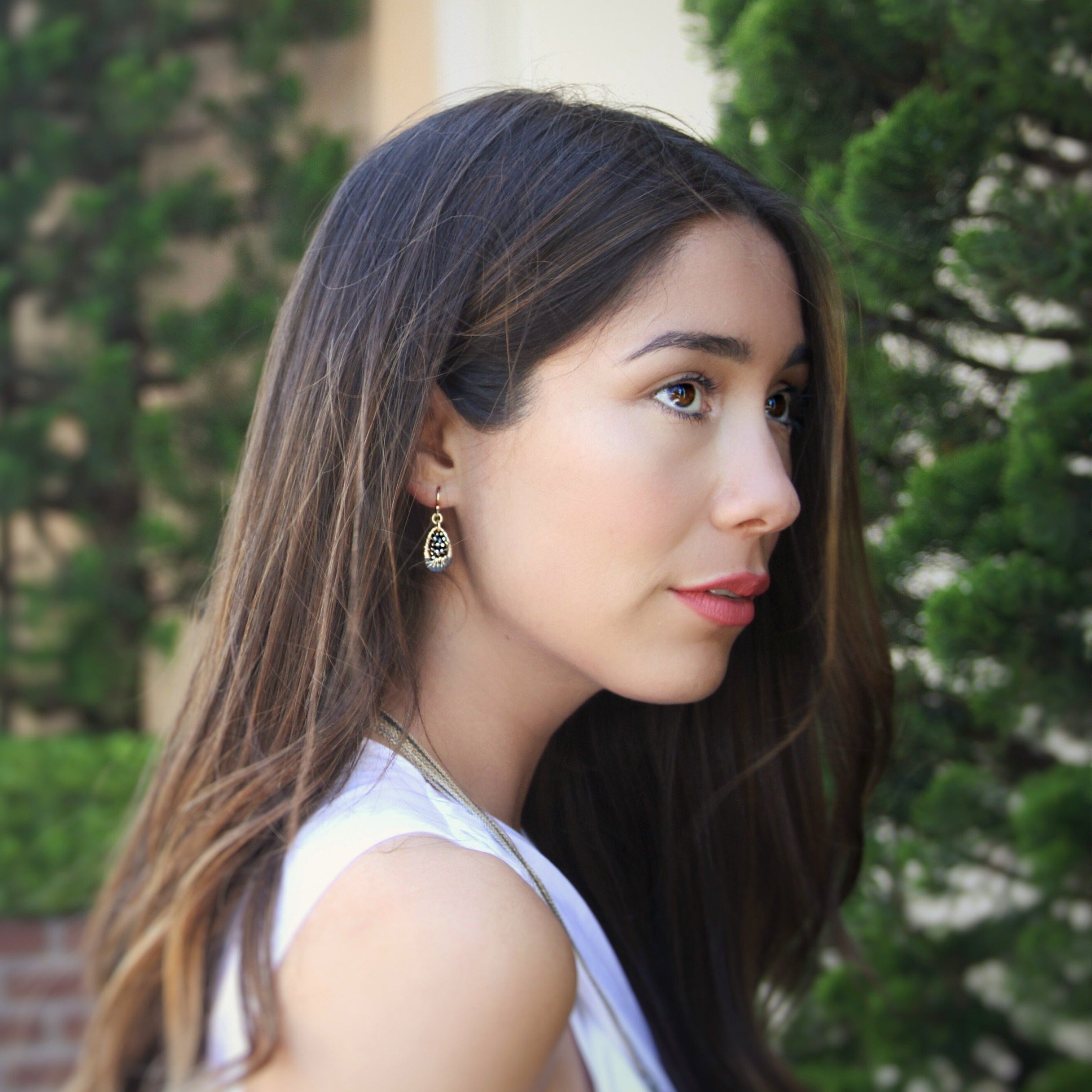 Mini Nopa Earrings - gold