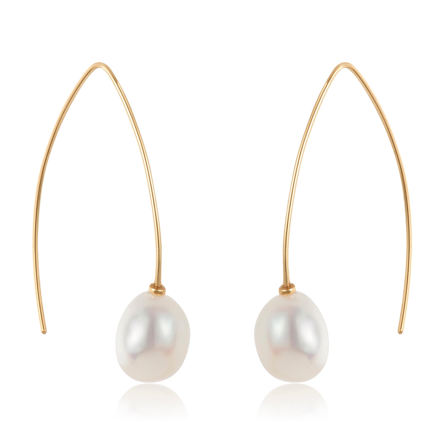 Pearl Loop Earrings