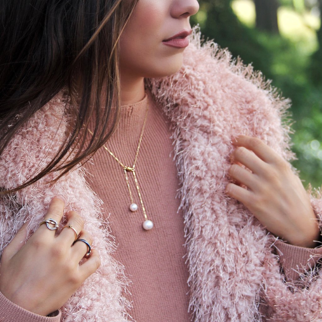 Butter Mint Pearl Necklace