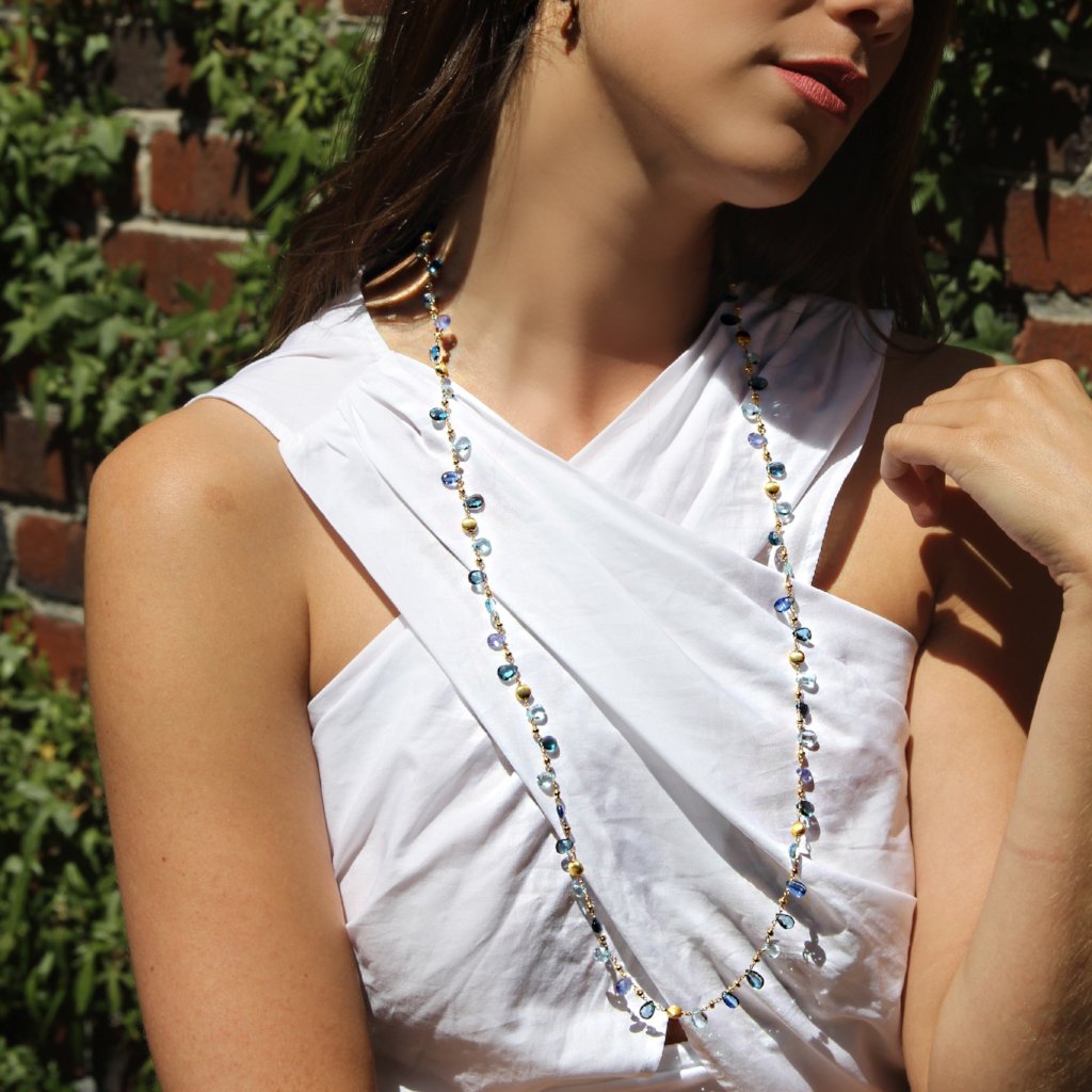 San Francisco Hearts Long Necklace