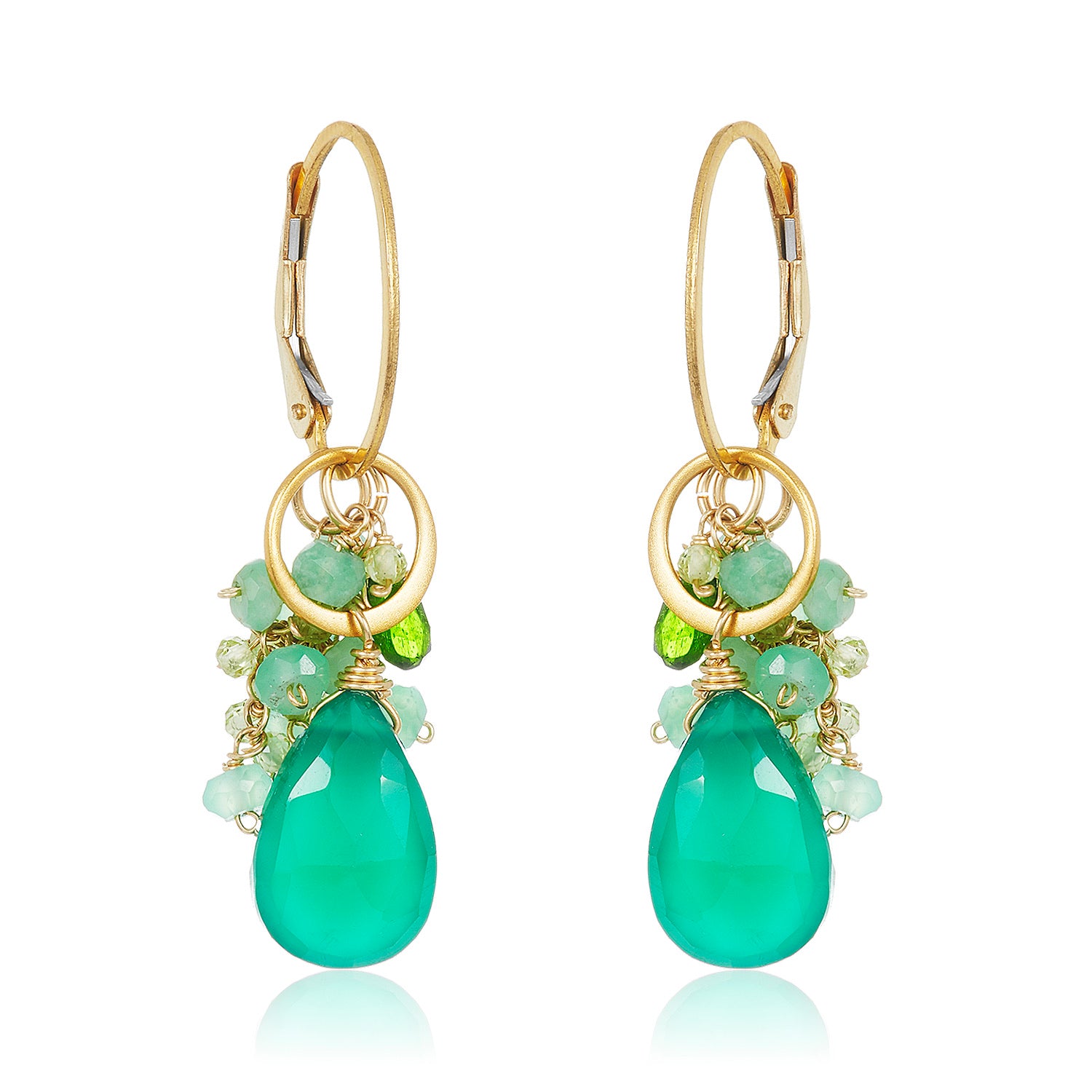 Up/Downtown Earrings in Green
