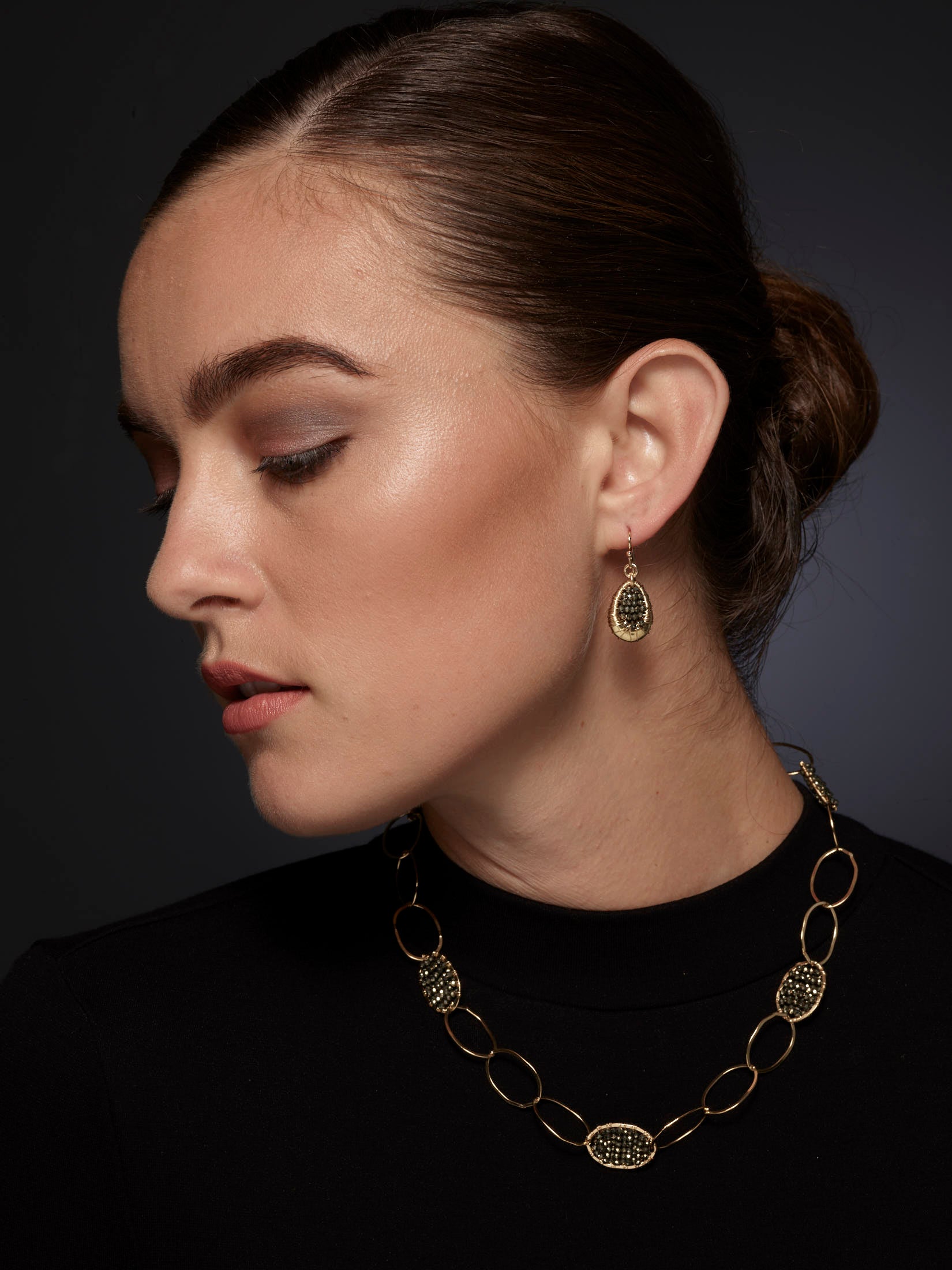 Mini Nopa Earrings - gold