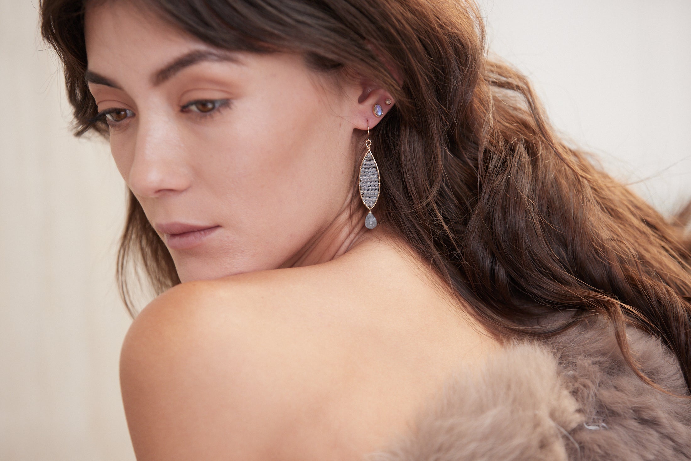 Midnight Moon Earrings