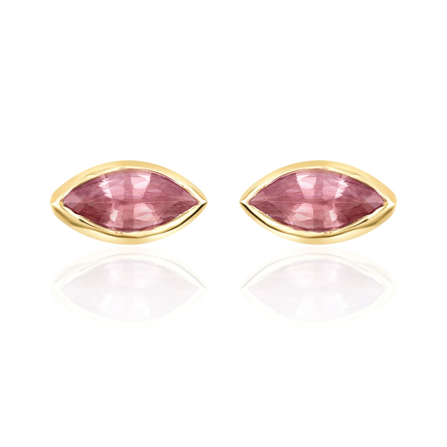 Peekaboo Sapphire Studs