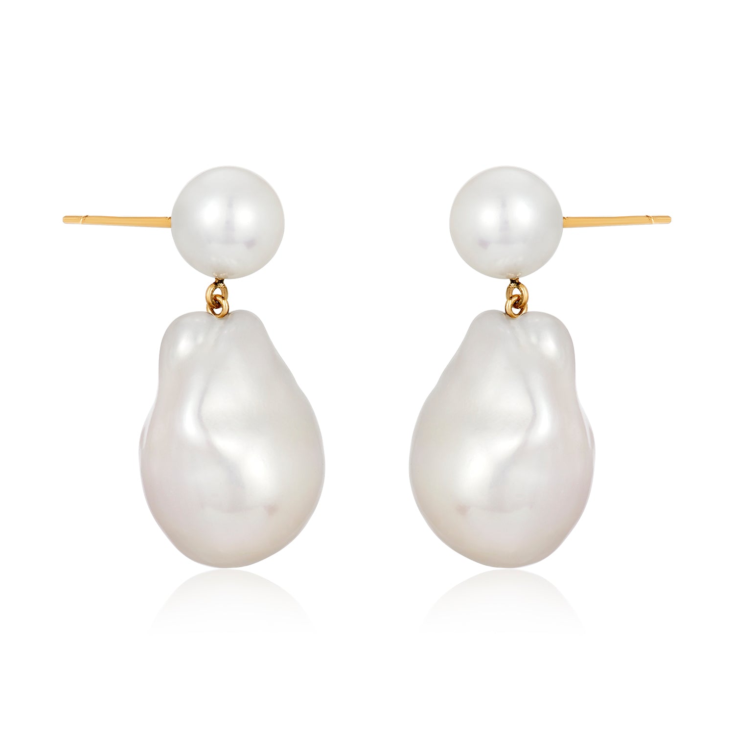 Baroque Pearl Drop Earrings