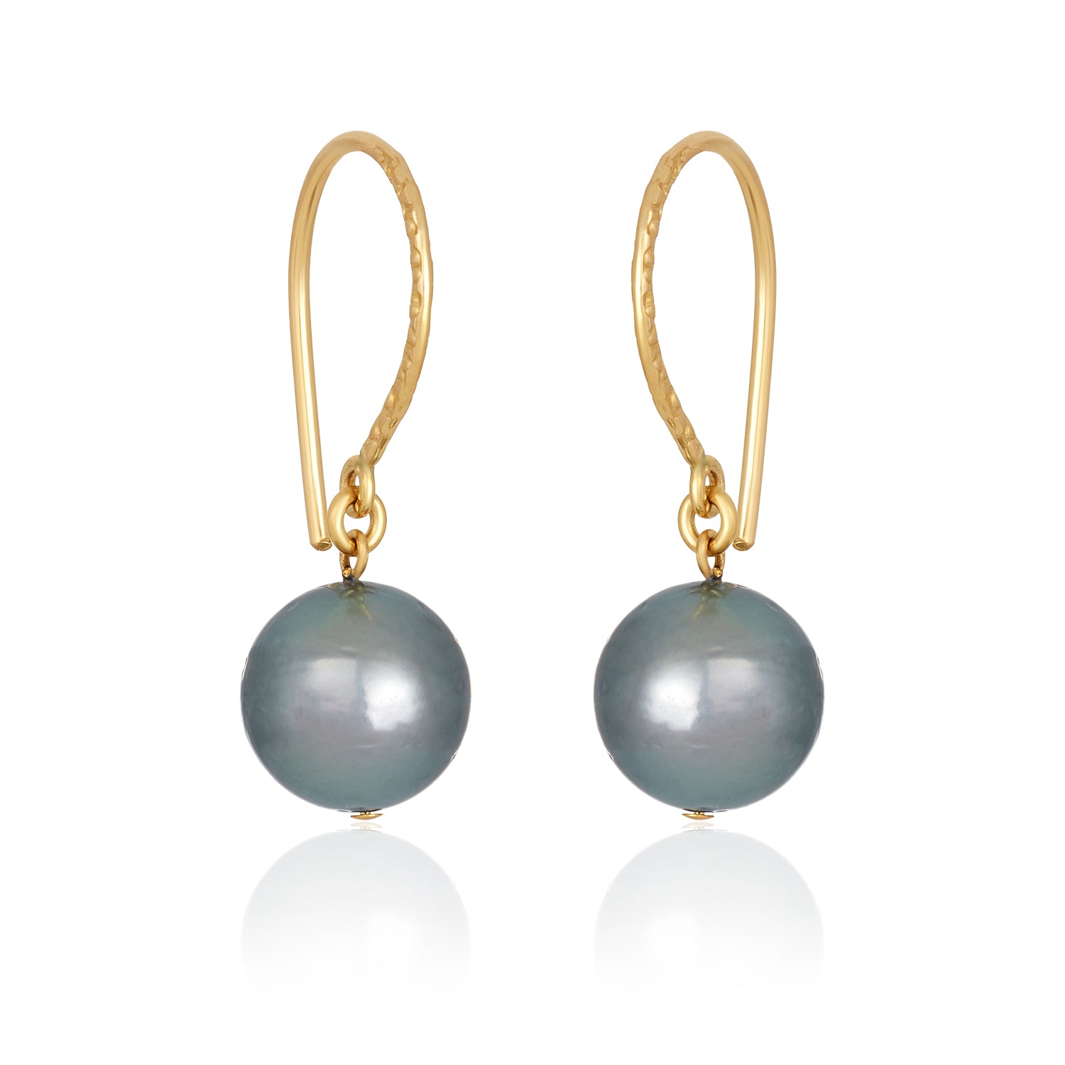 Tahitian Pearl Long Island Earrings II