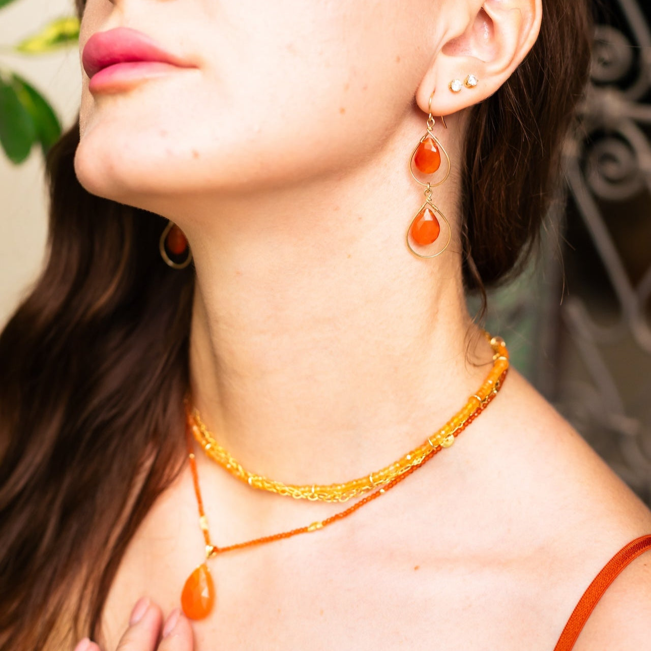 Autumn Celebrate Necklace - Carnelian