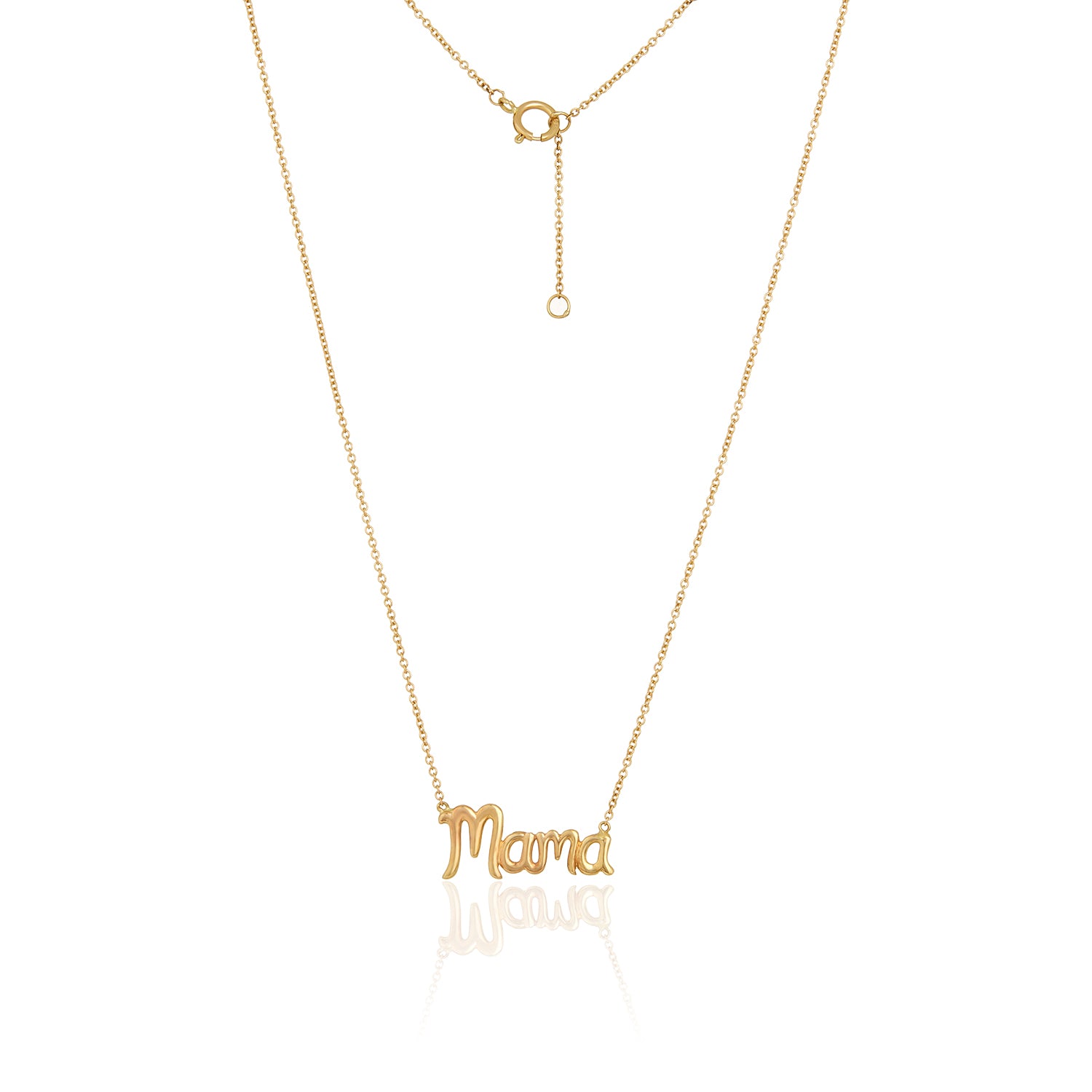 Mama Necklace In 14k