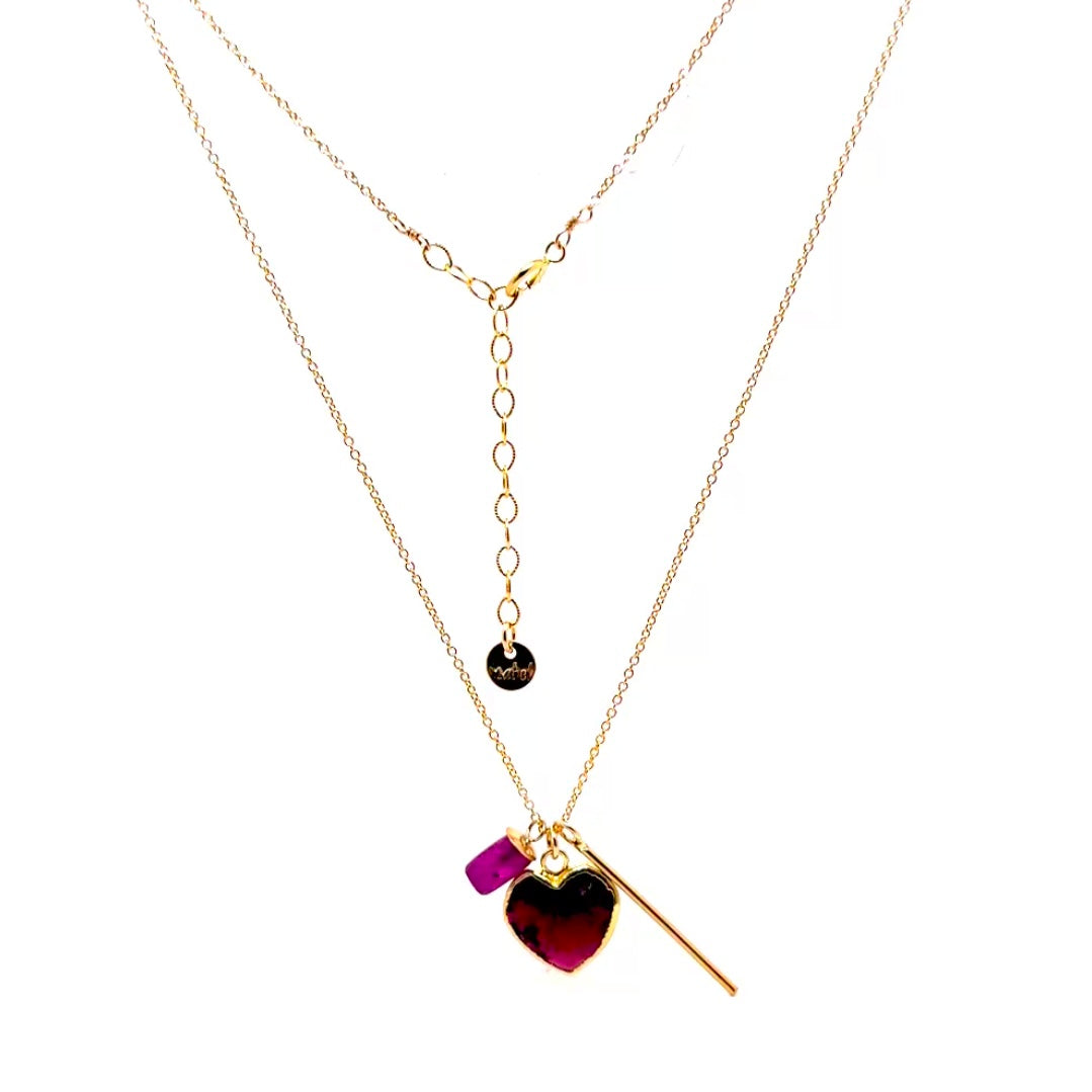 Love Knot Trio Necklace