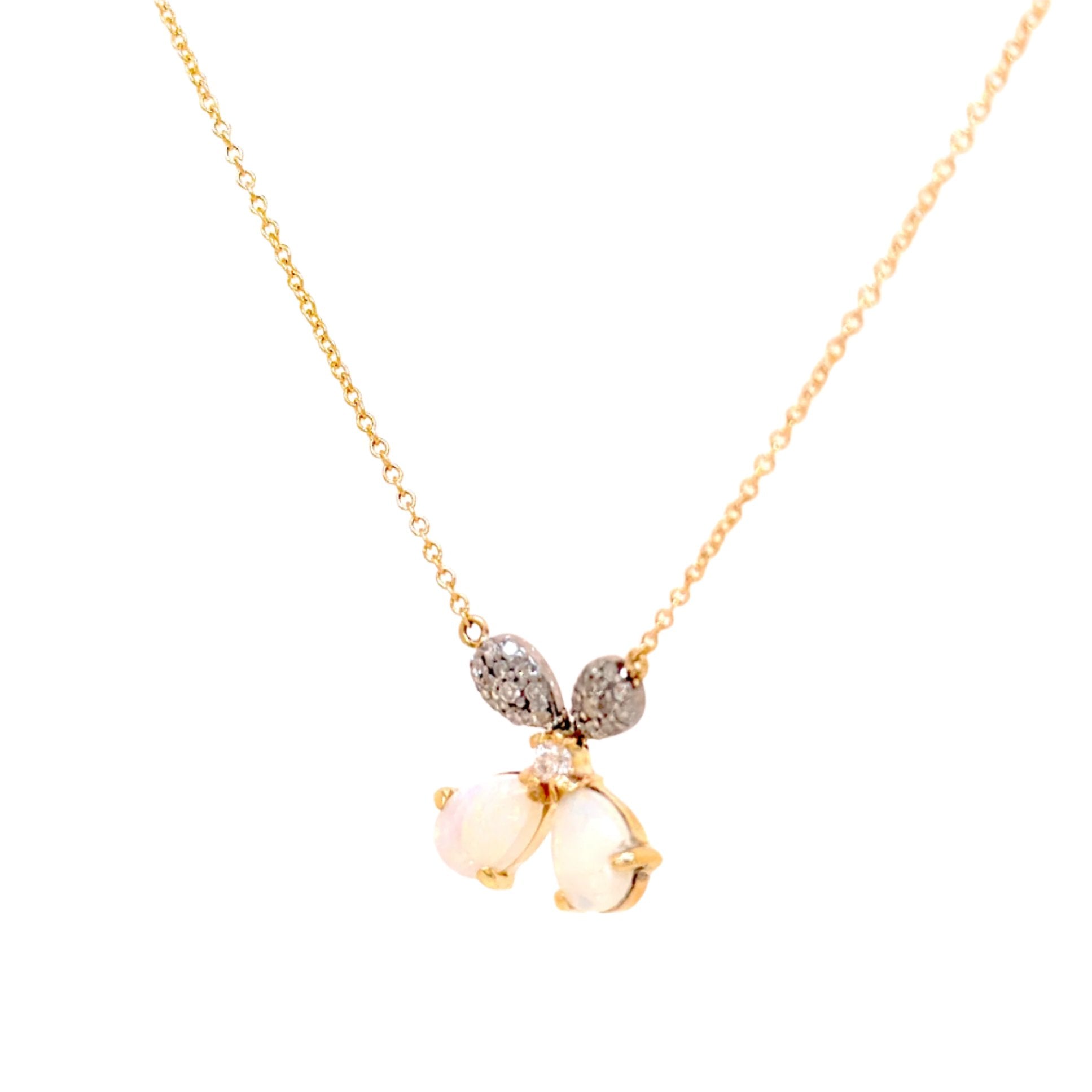 Claire Opal Butterfly Necklace