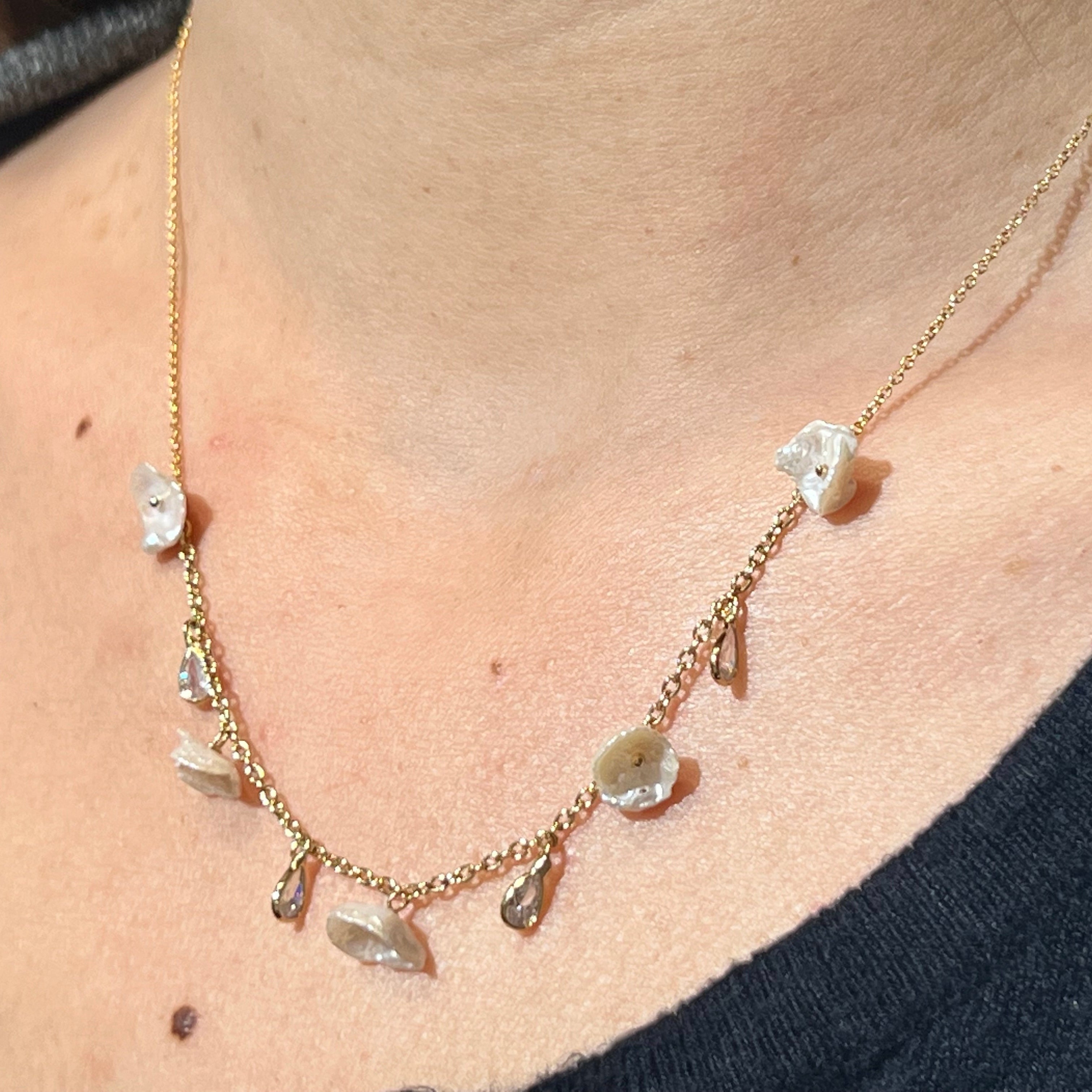 Rio Half Way Gold Necklace