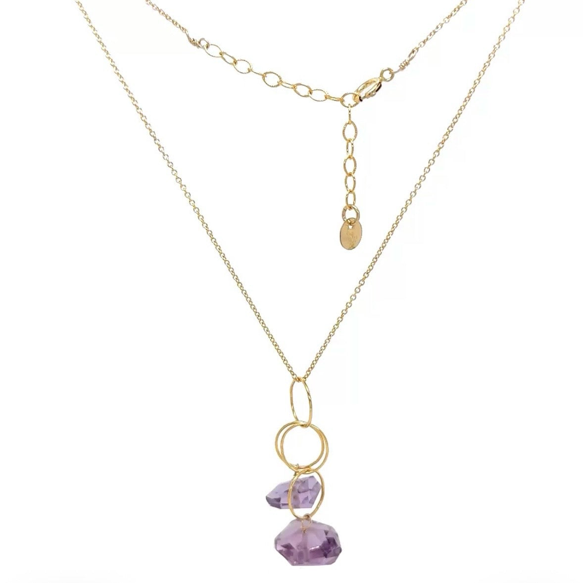 Dew Drop-Labradorite or Amethyst
