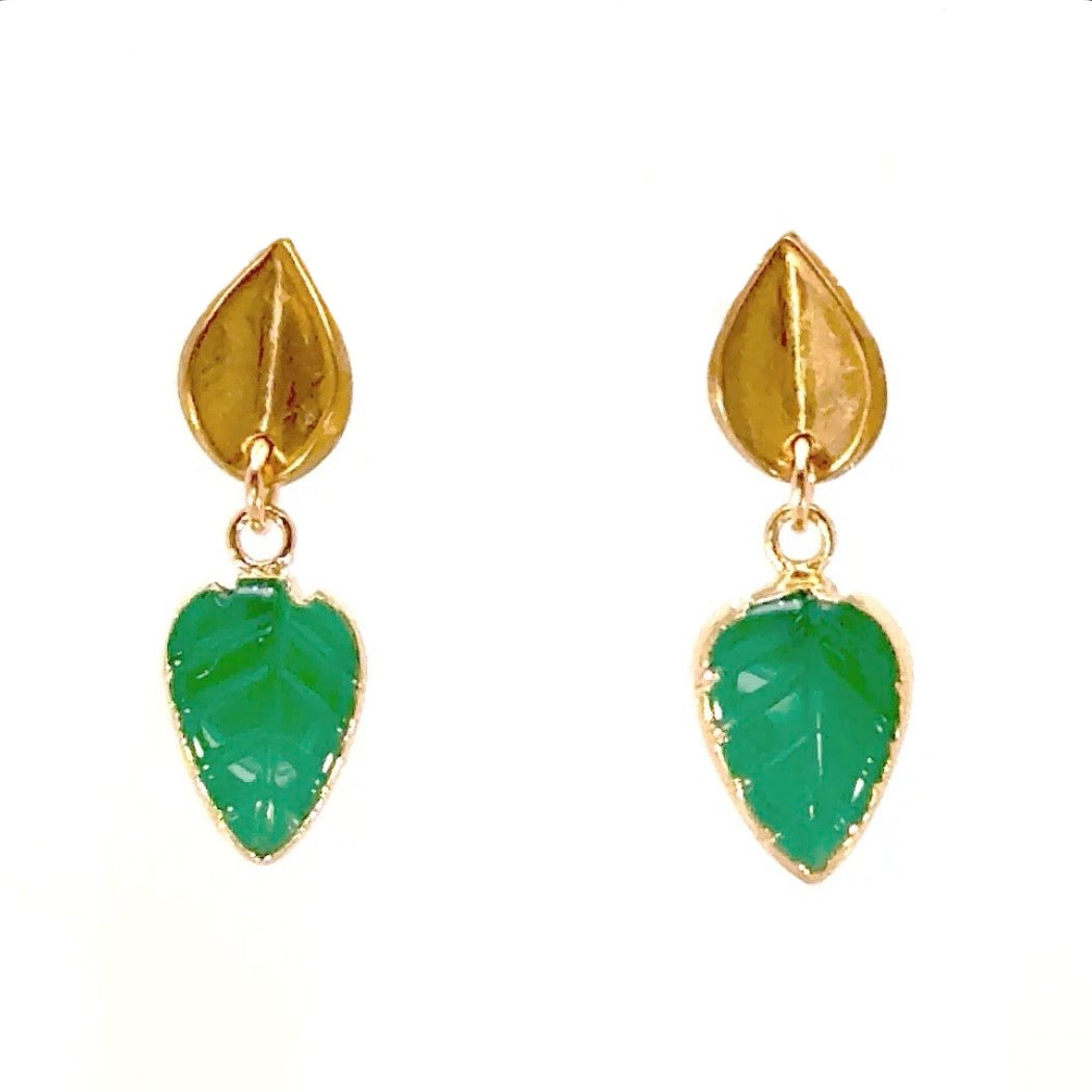 Kate Double leaf Earrings