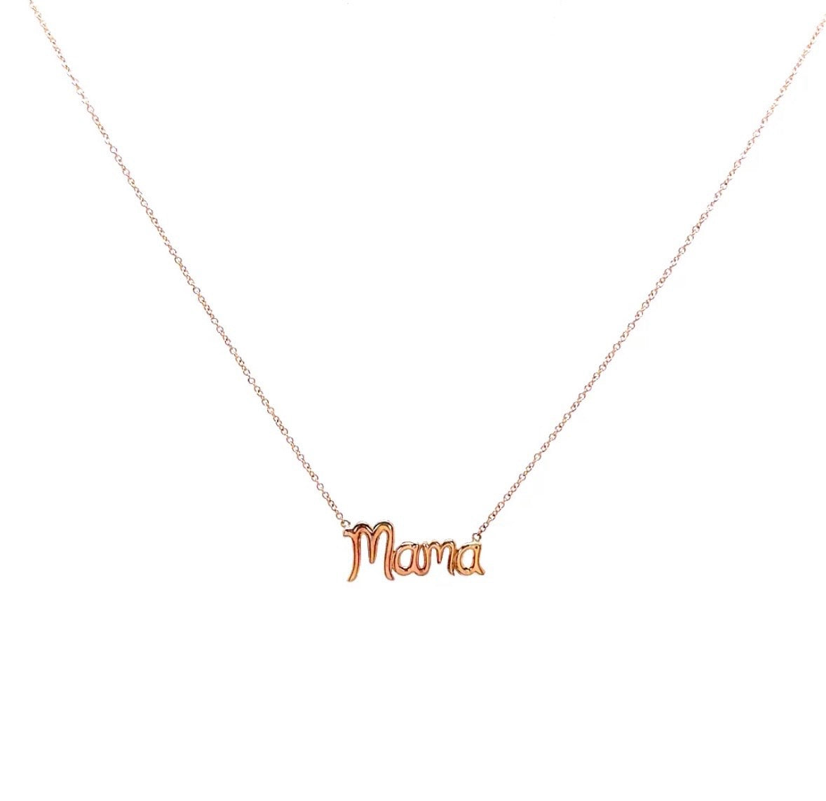 Mama Necklace In 14k
