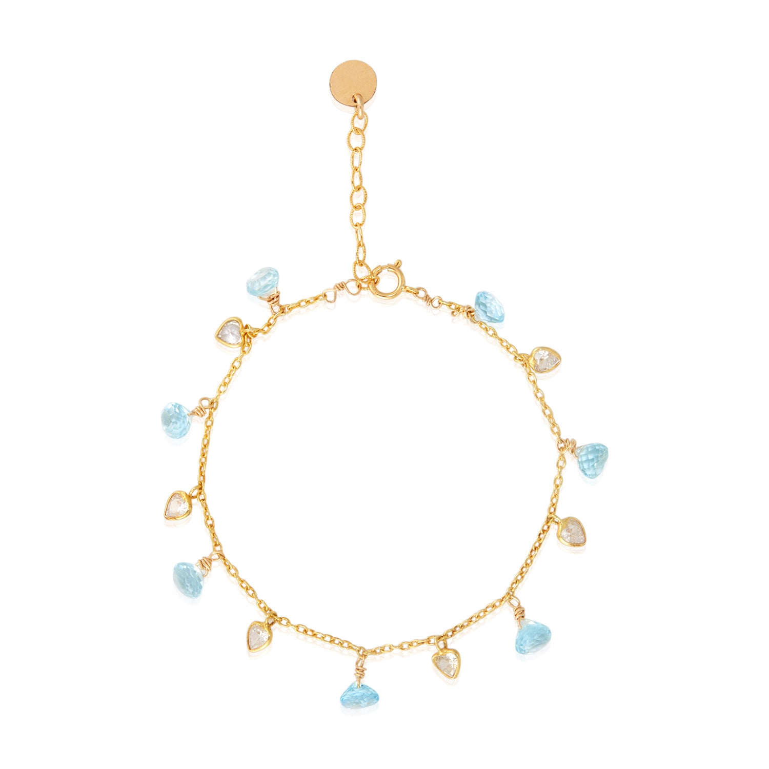 Heart Shape CZ Bracelet