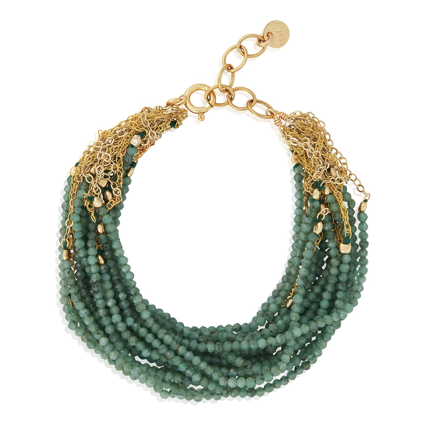 Golden Dolores Bracelet - emerald