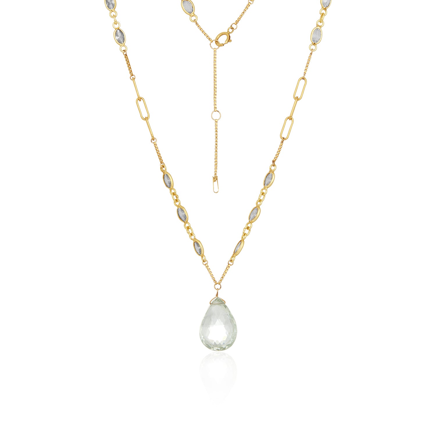 Yosemite Necklace - Green Amethyst