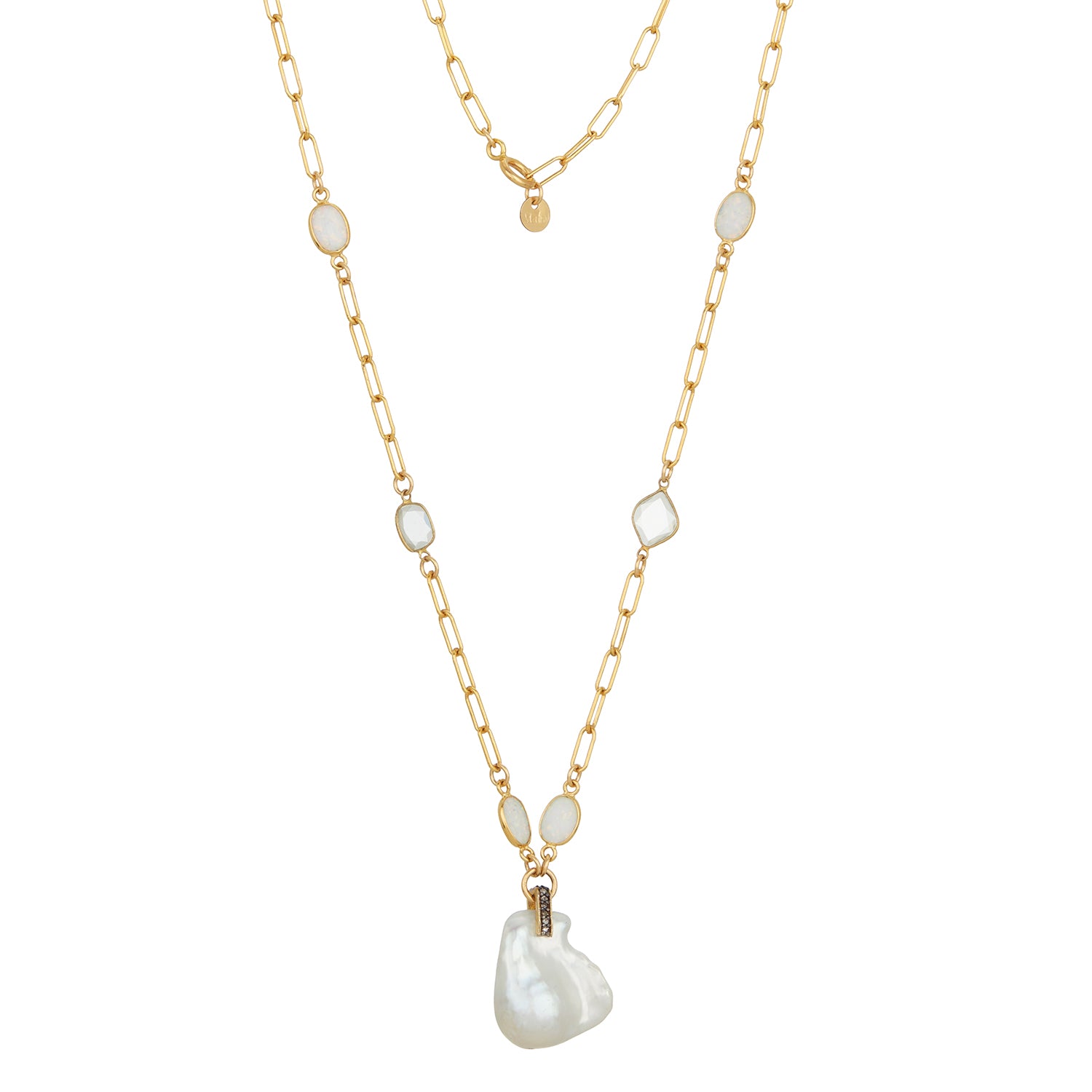 Kylie Pearl Pendant Necklace