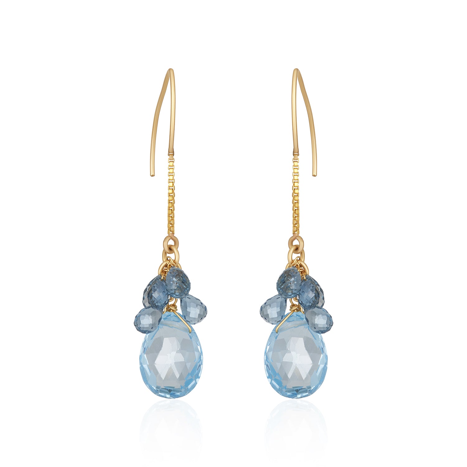 London Blue longevity Earrings