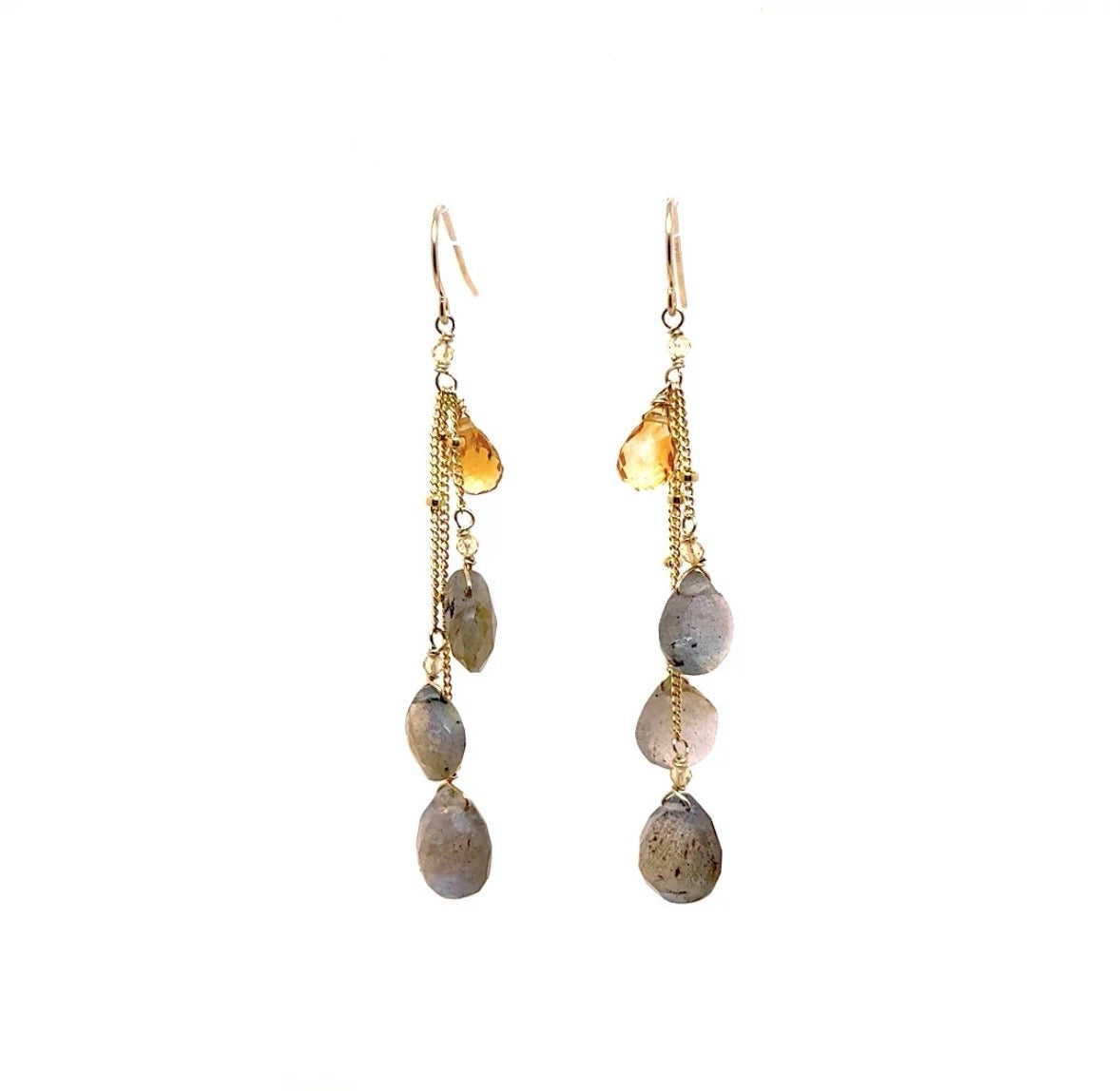 Waterfall Gem Drop Earrings