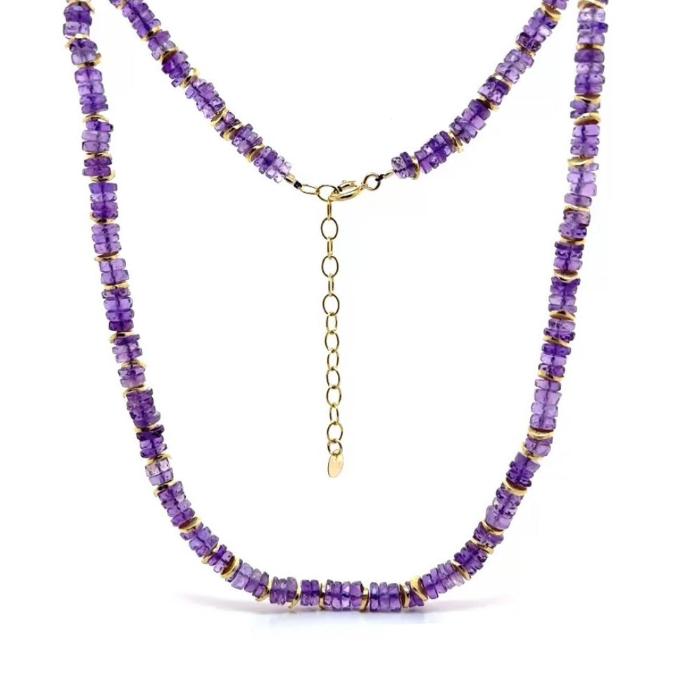 Festive in Amethyst Necklace