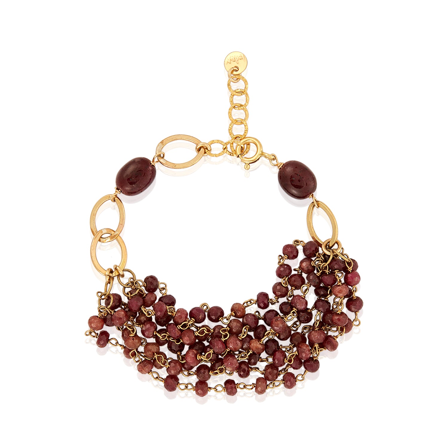 Multi-Strand Bracelet-Ruby