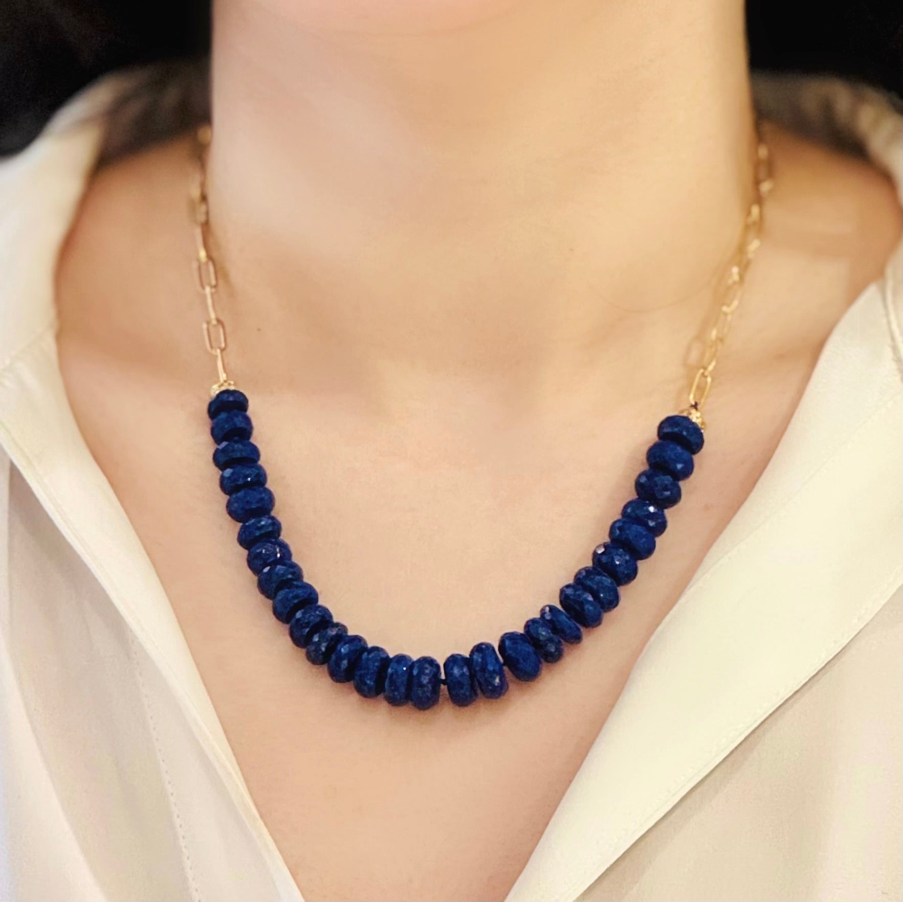 Donut Lapis Paperclip Necklace