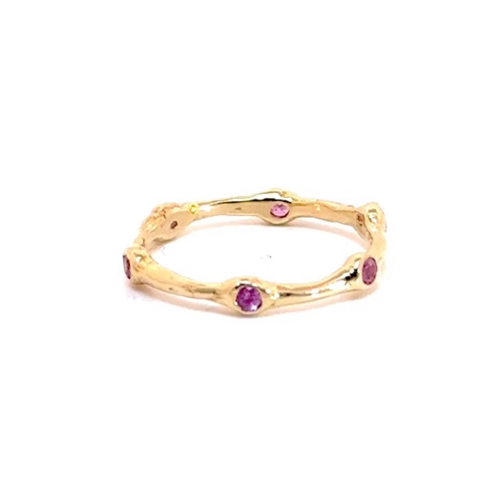 Amirah Pink Sapphire Ring In 14k