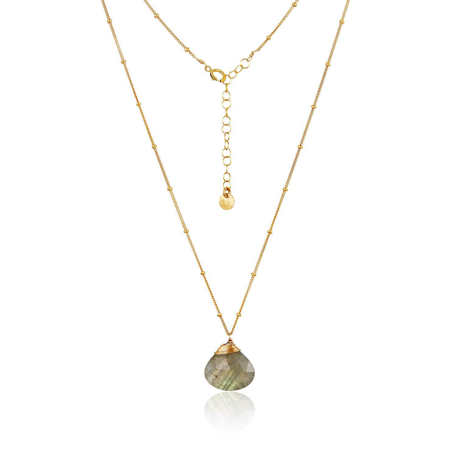 Wire Wrapped Gemstone Necklace
