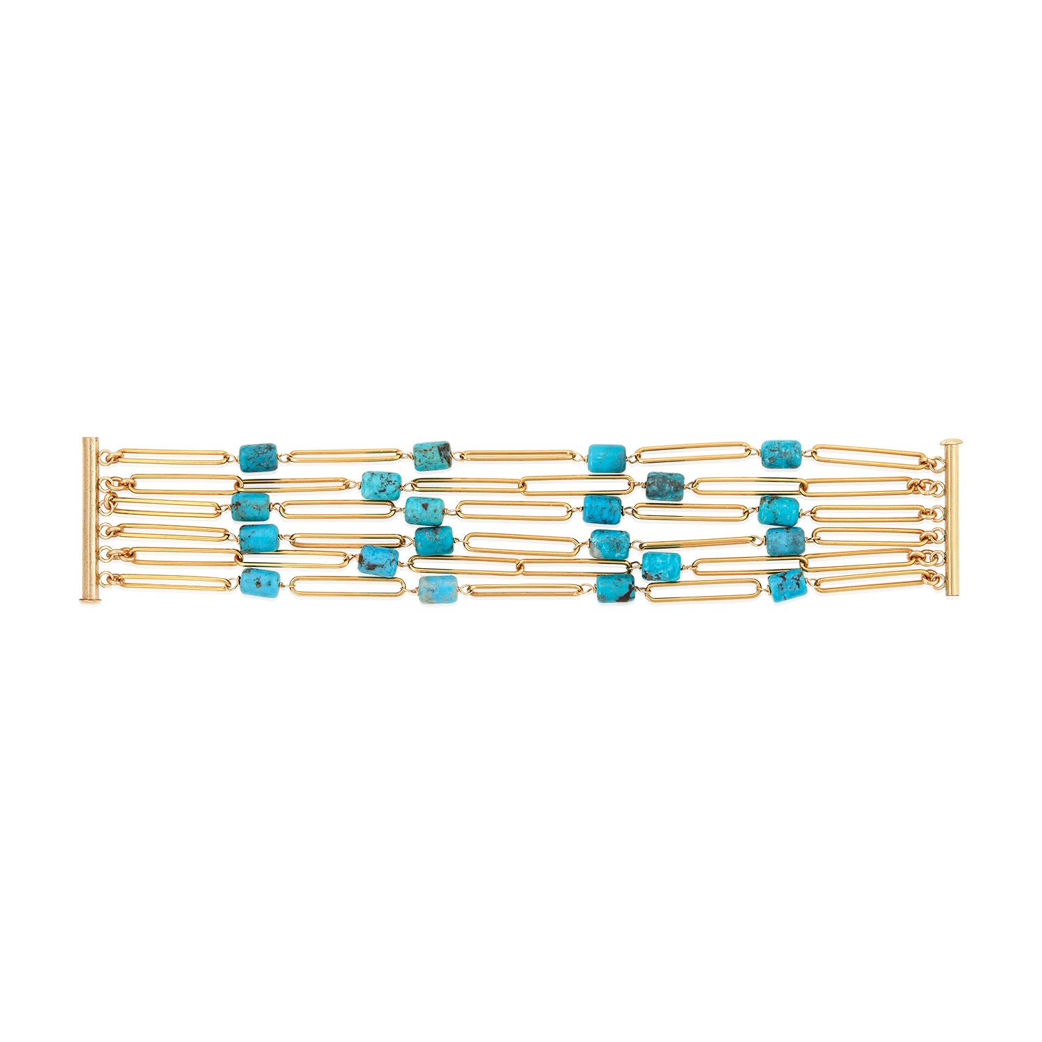 Multi-Strand Turquoise Bracelet