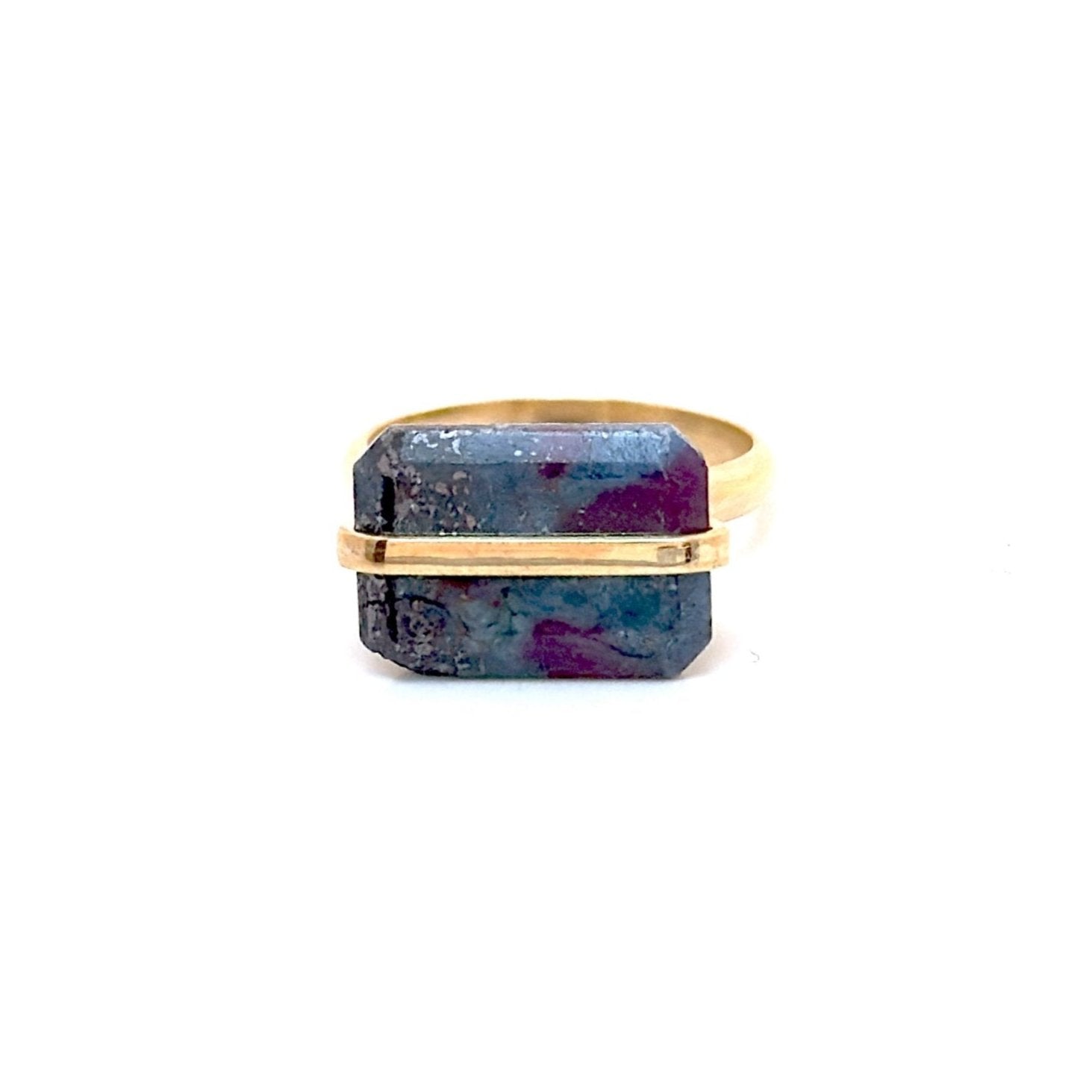 Avery Ruby Zoisite Ring