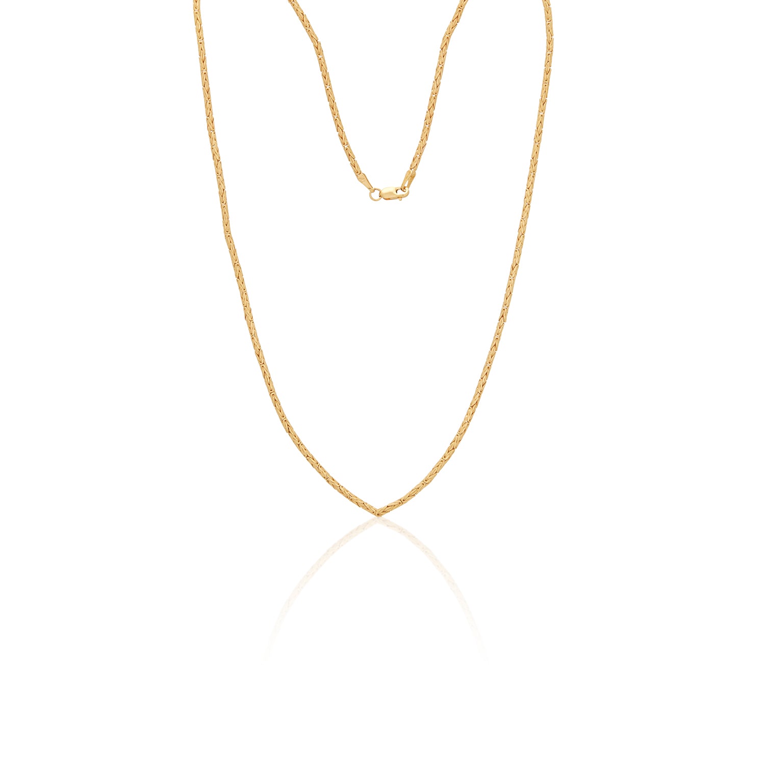 Wheat Chain Necklace In 14K