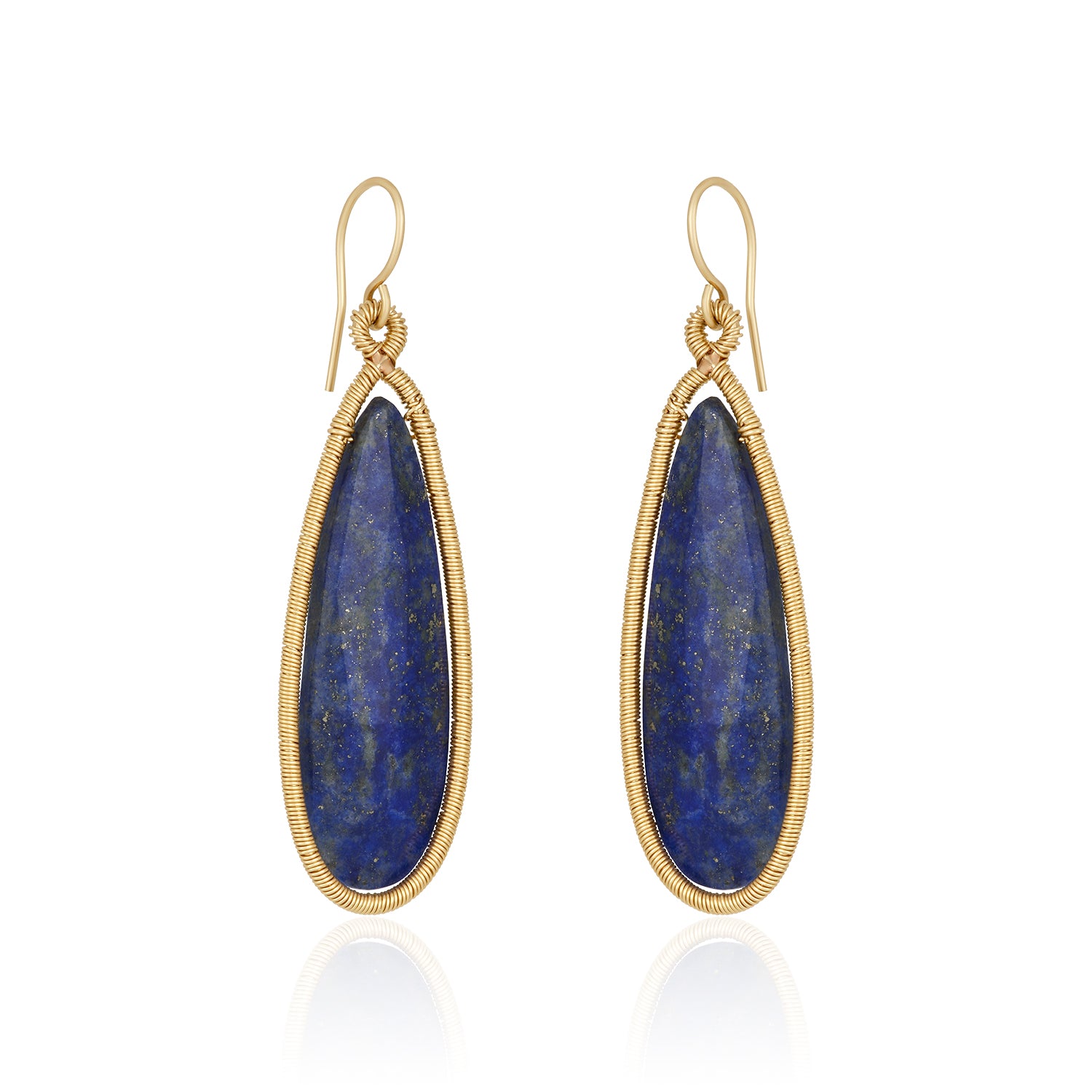 Grande Teardrop Gem Earrings