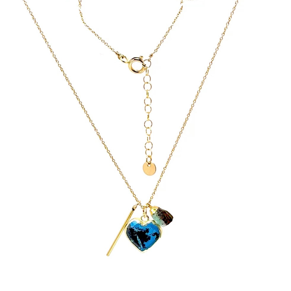 Love Knot Trio Necklace