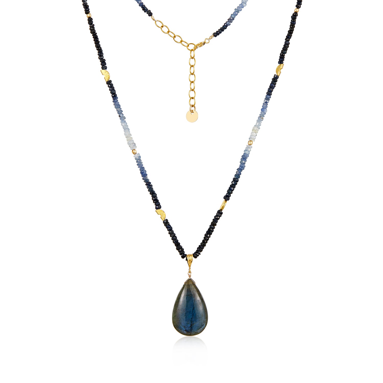 Molly Sapphire & Labradorite Pendant Necklace