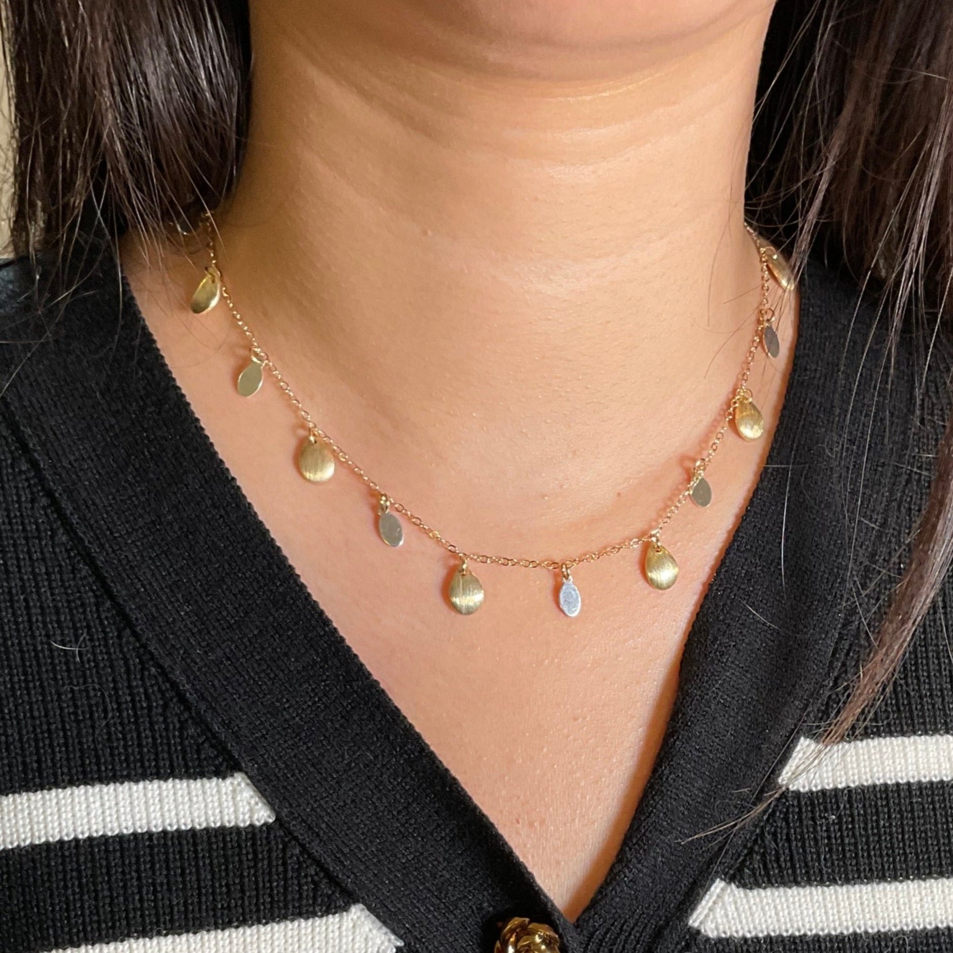 Silver And Gold Necklace
