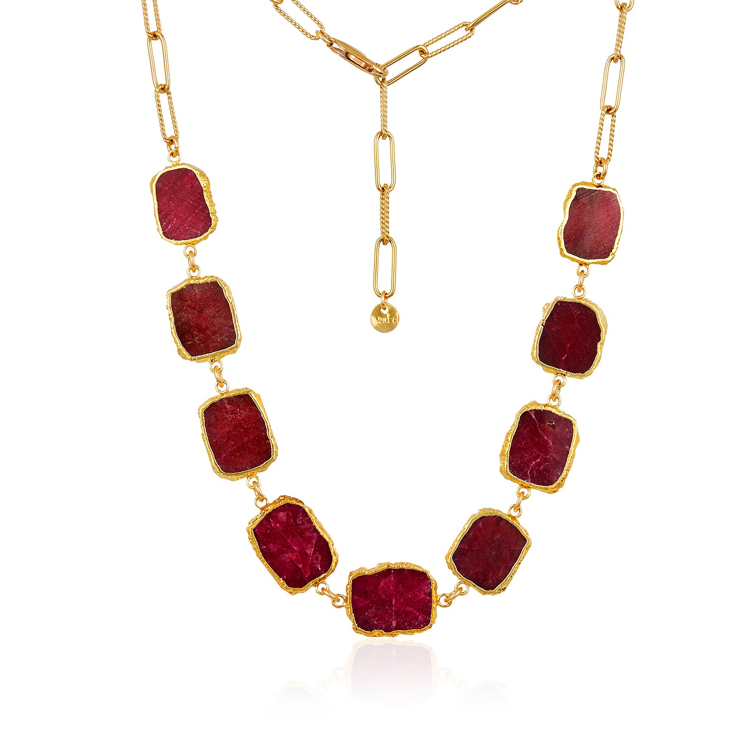 Links of Ruby Necklace