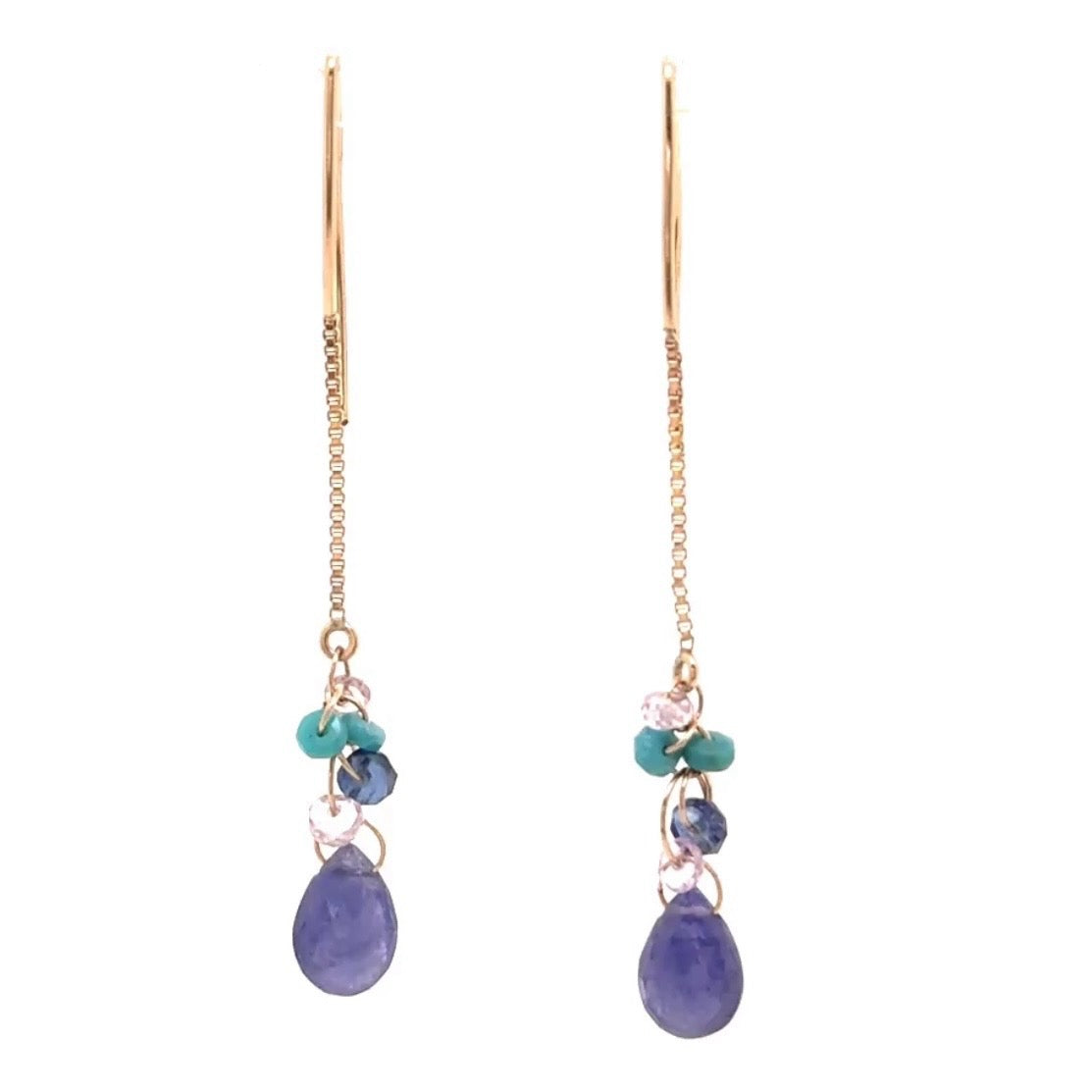 Longevity Earrings - Tanzanite