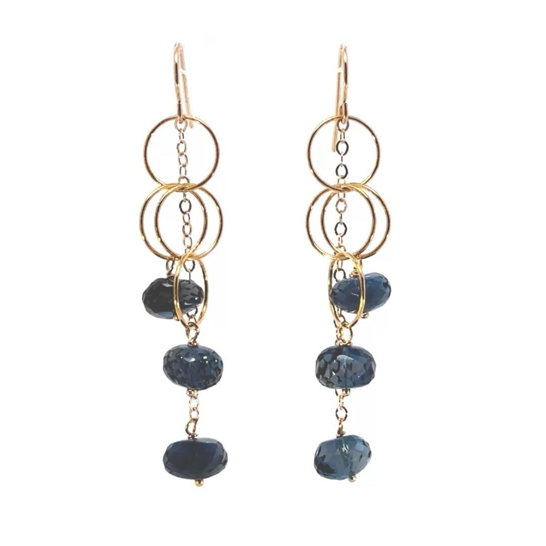 Twist Link Cascade Earrings