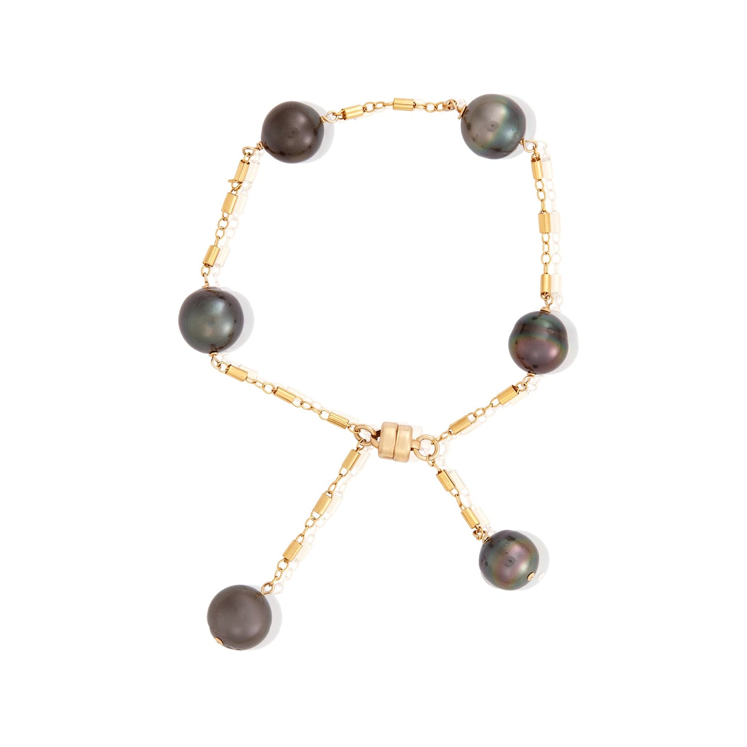 Butter Mint Bracelet -Tahitian Pearl