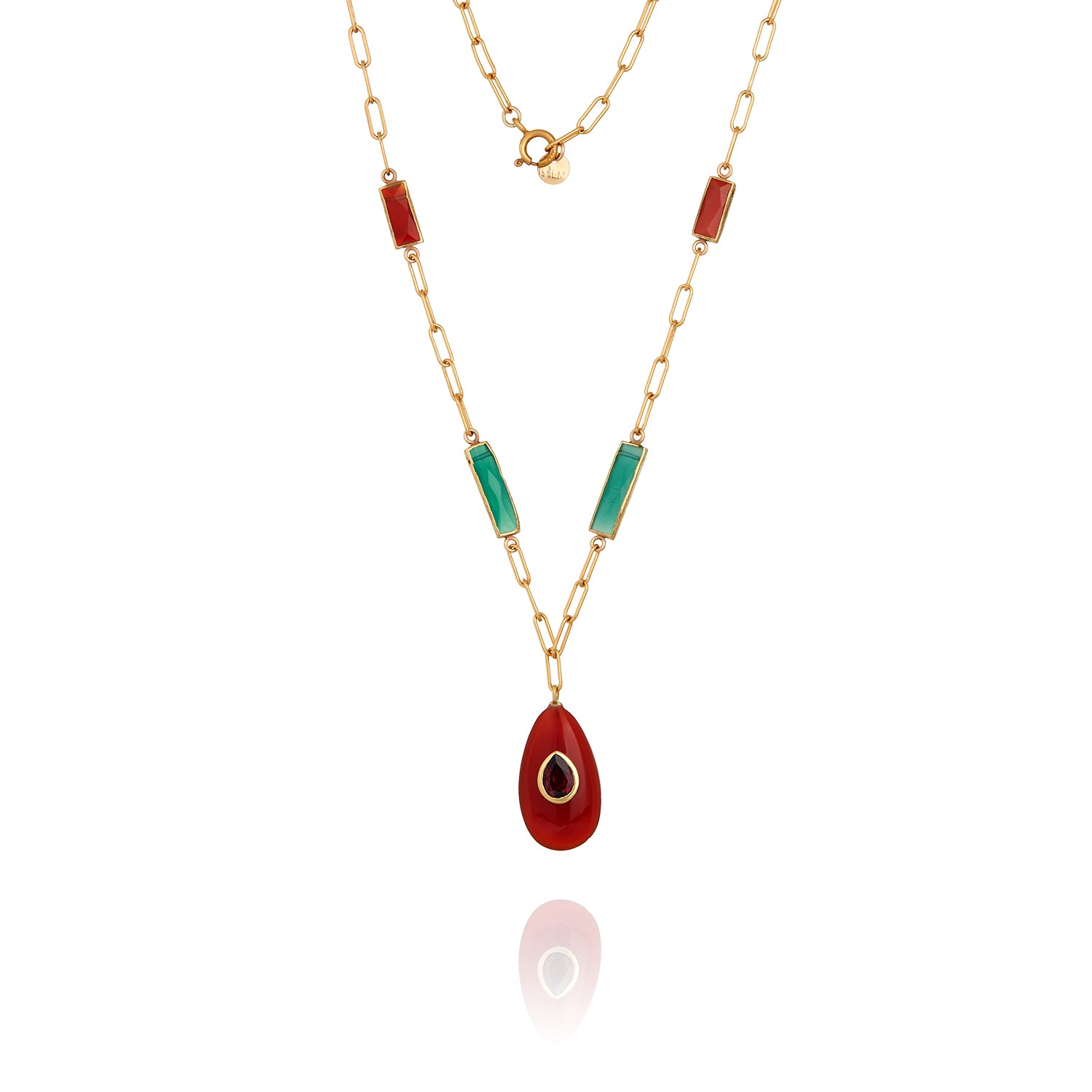 Magic Portal Pendant Paperclip Necklace