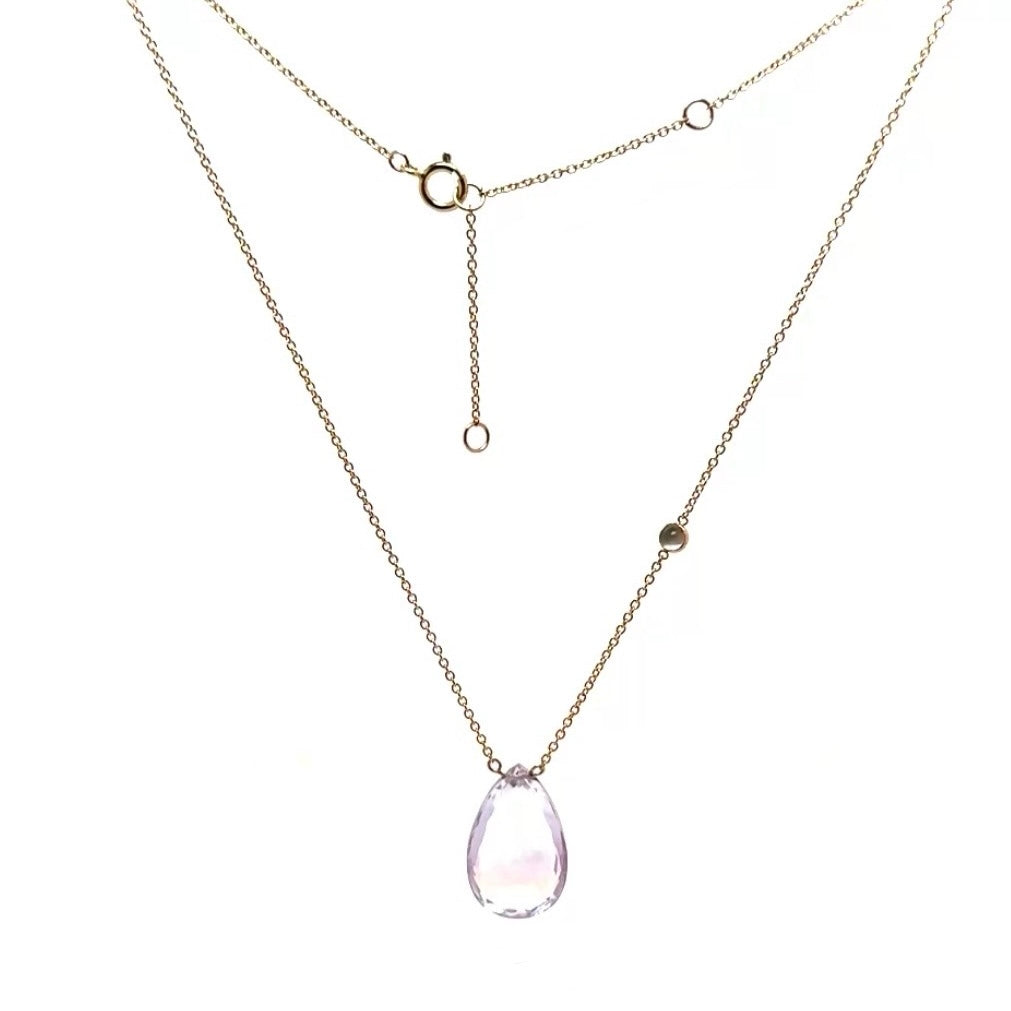 Teardrop Pendant Moonstone By My Side Necklace