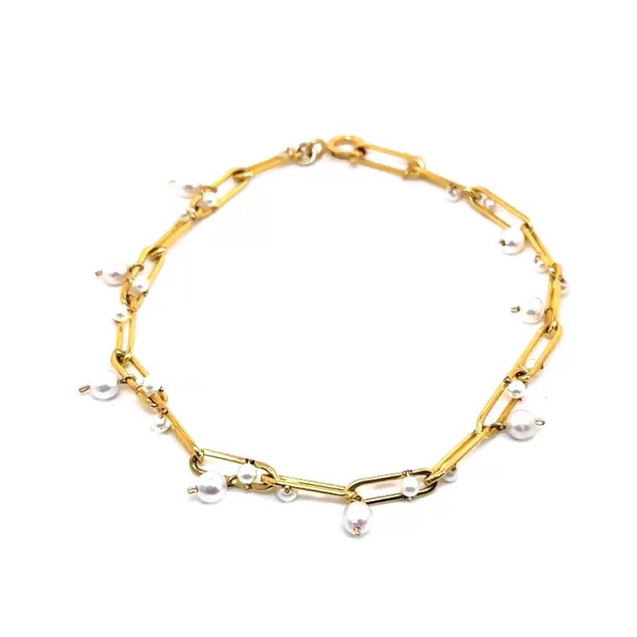 Hazel Paperclip Link Bracelet