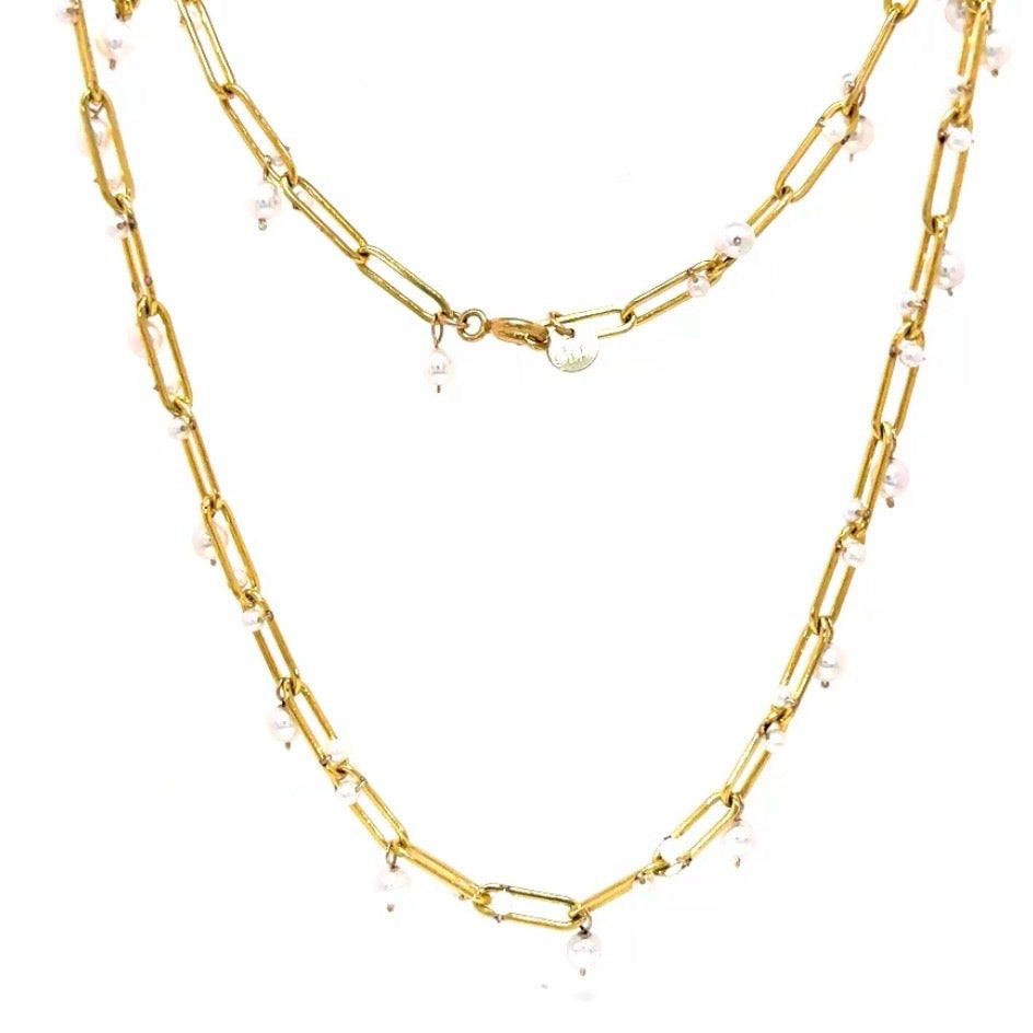 Hazel Paperclip Link Necklace