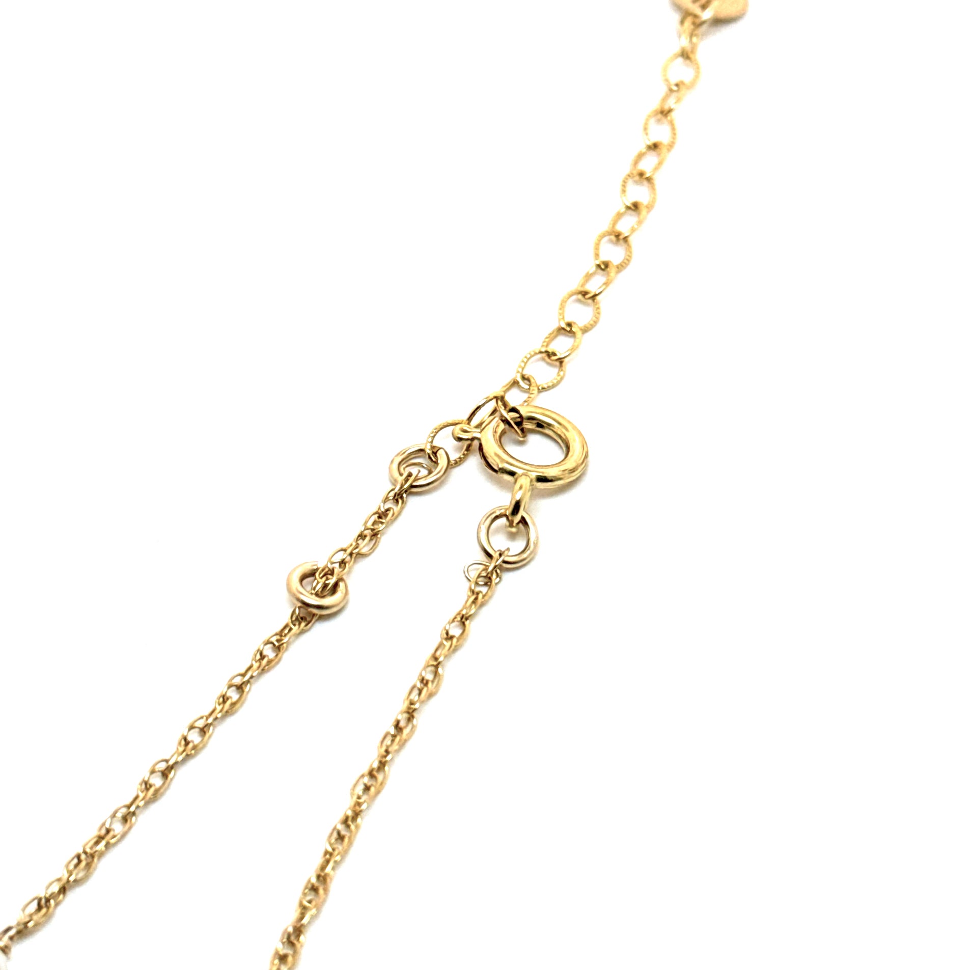 Half Moon Eclipse Long Necklace All Gold- Pearl