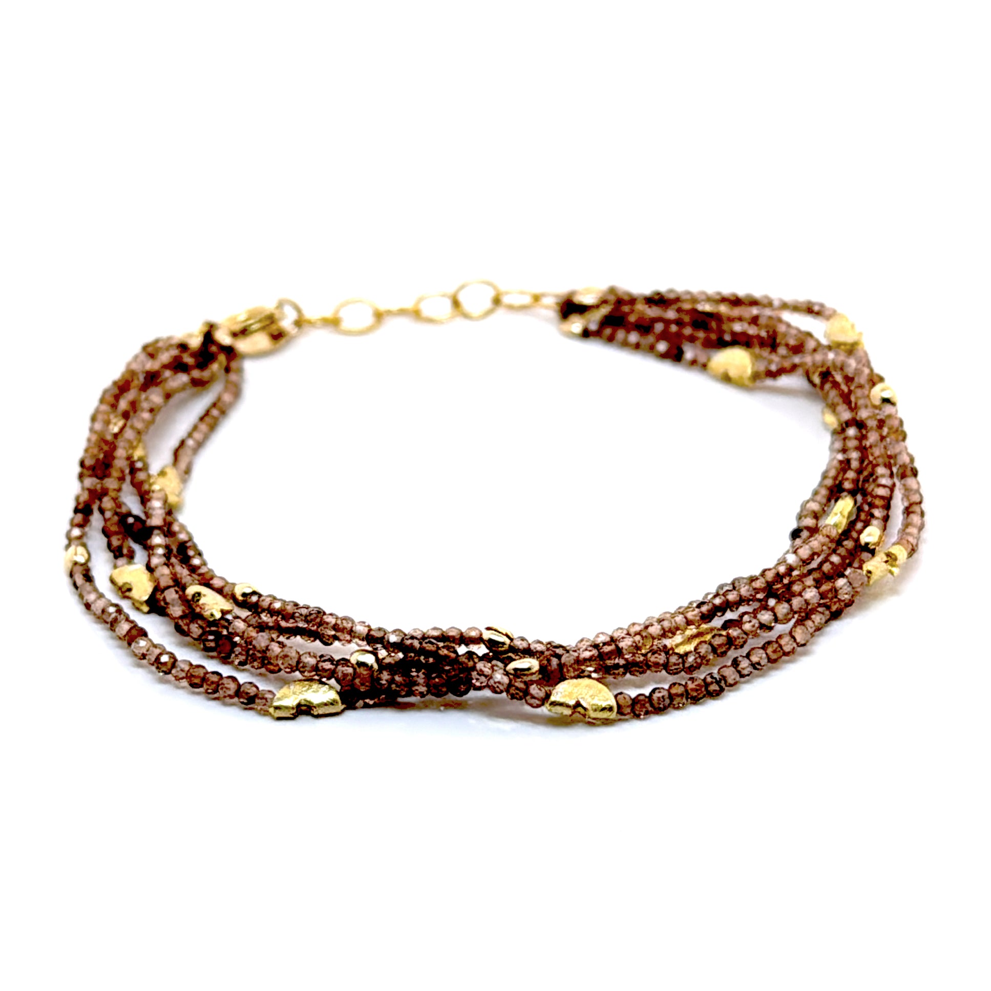 Half Moon Multi-Strand Bracelet - Andalusite