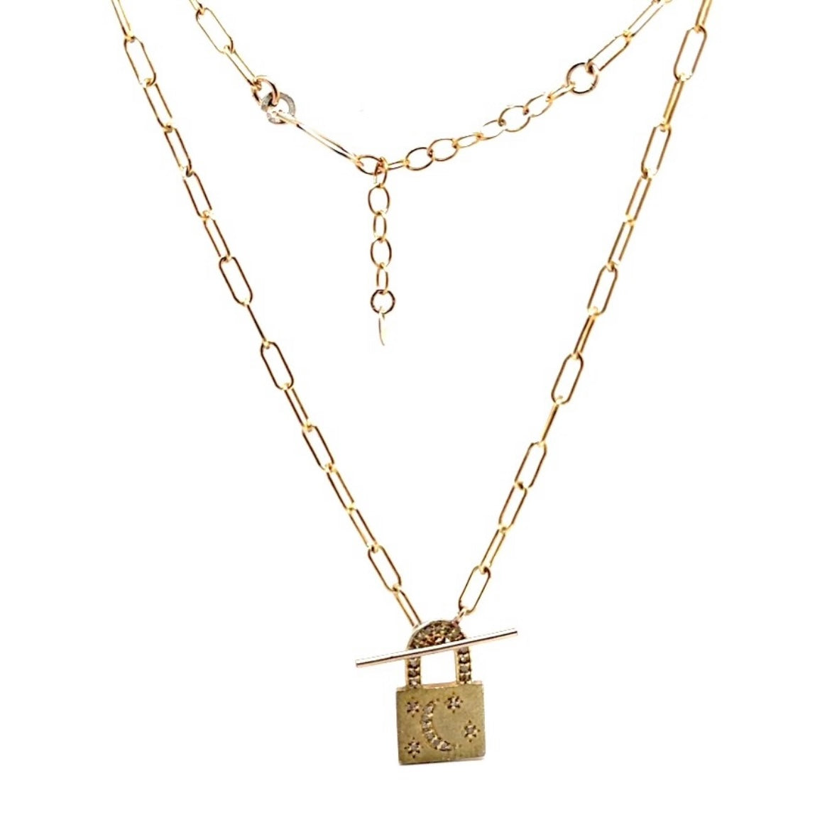 Lock Pendant Necklace