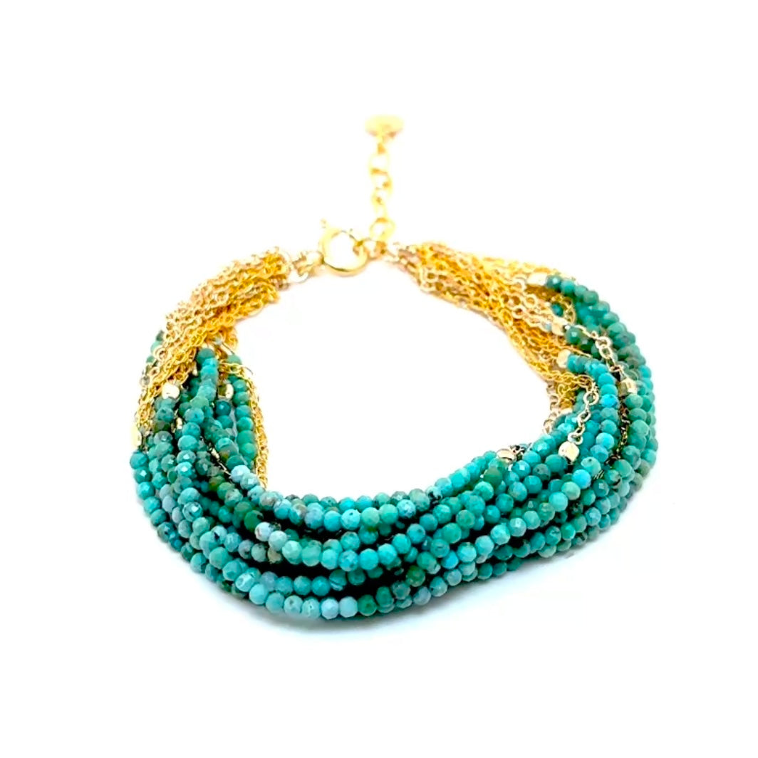 Golden Dolores Turquoise Bracelet